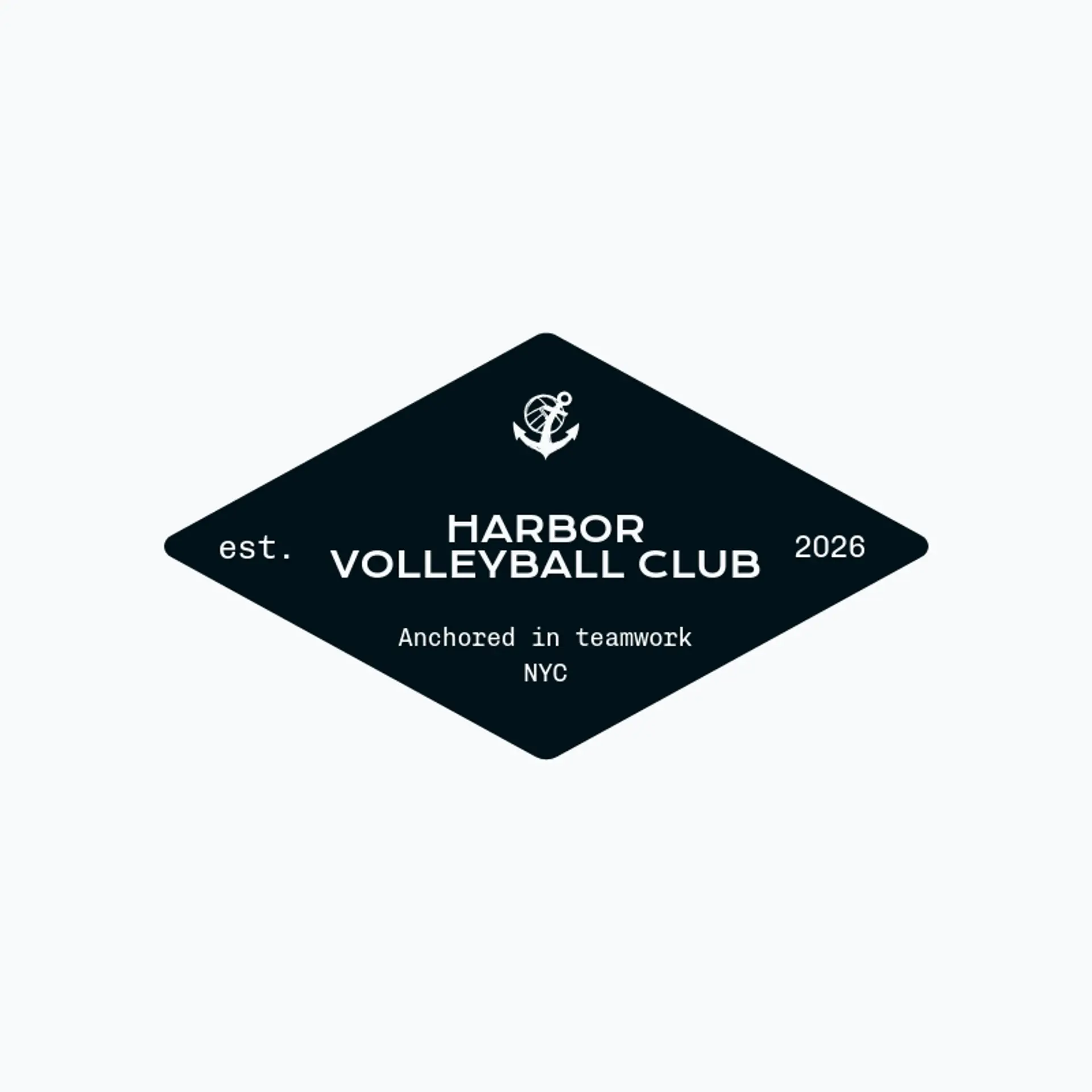 Harbor Volleyball Club logo for volleyball
