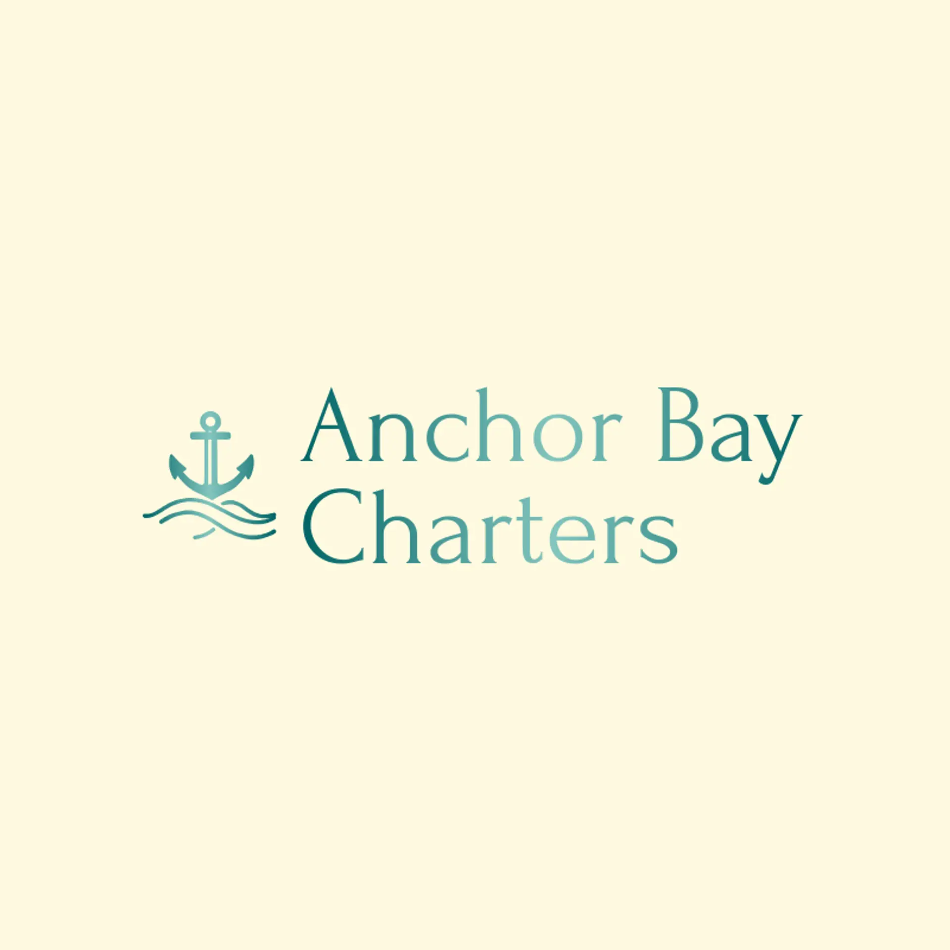 Anchor Bay Charters logo for cruise