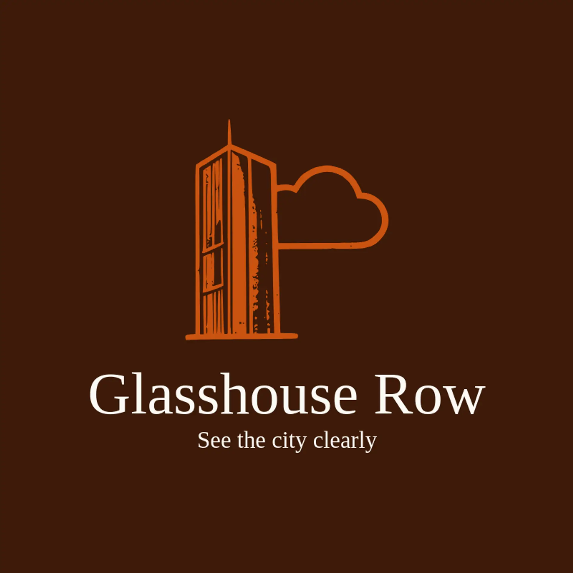 Glasshouse Row logo for urban