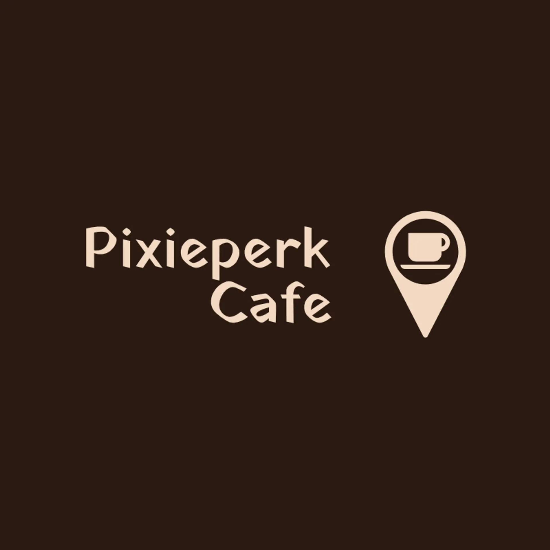 Fuzzy Nook logo for cute cafe
