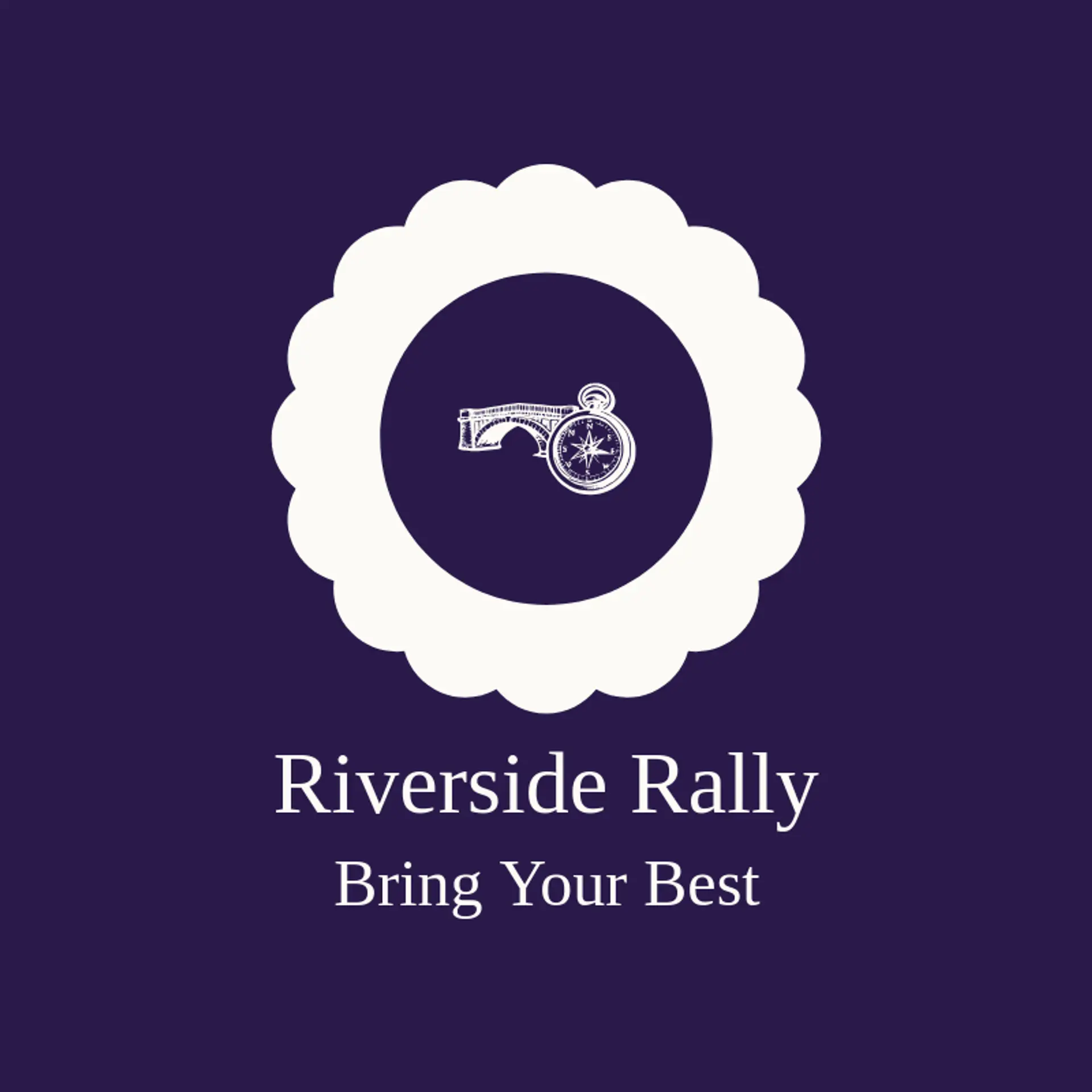 Riverside Rally logo for river