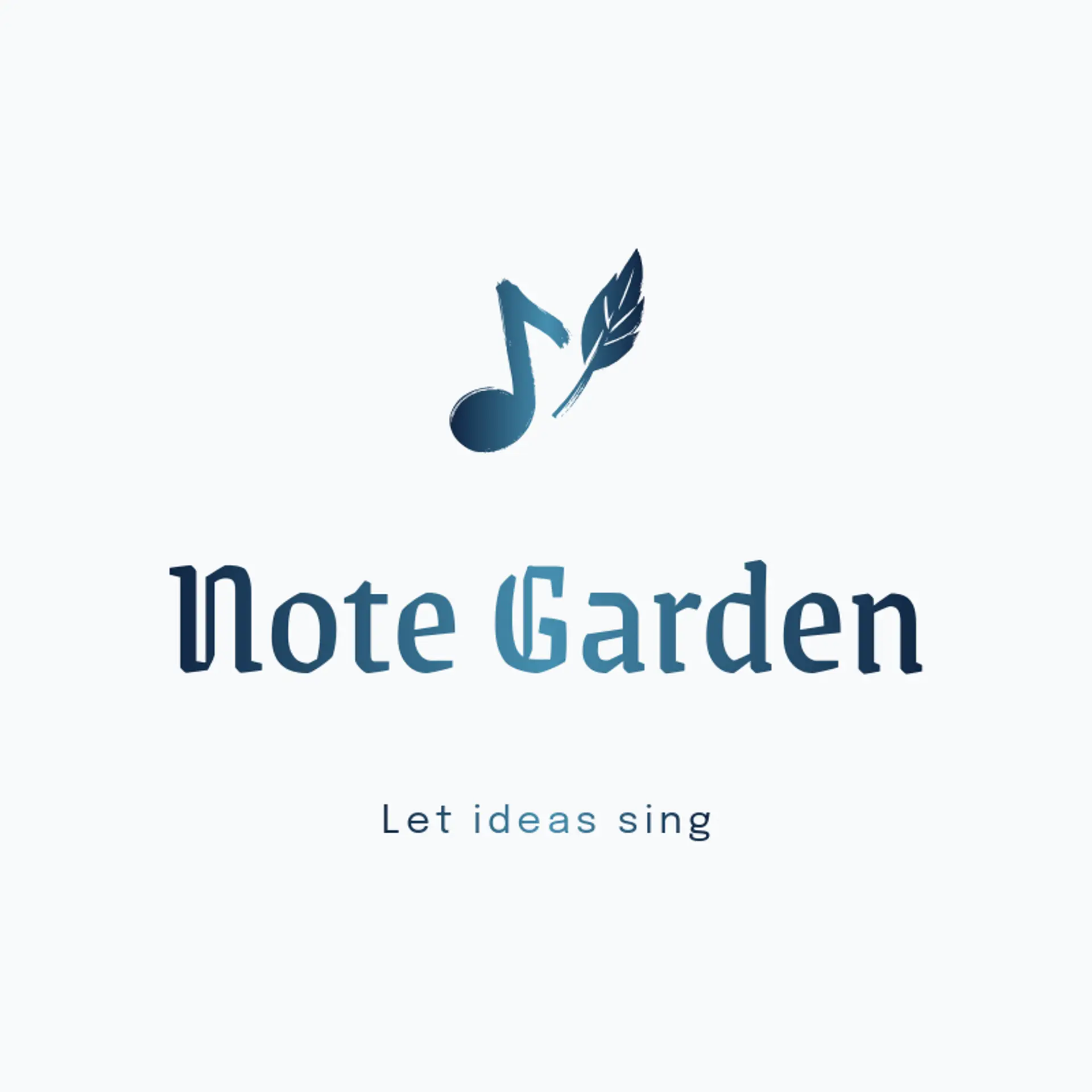 Note Garden logo for audio