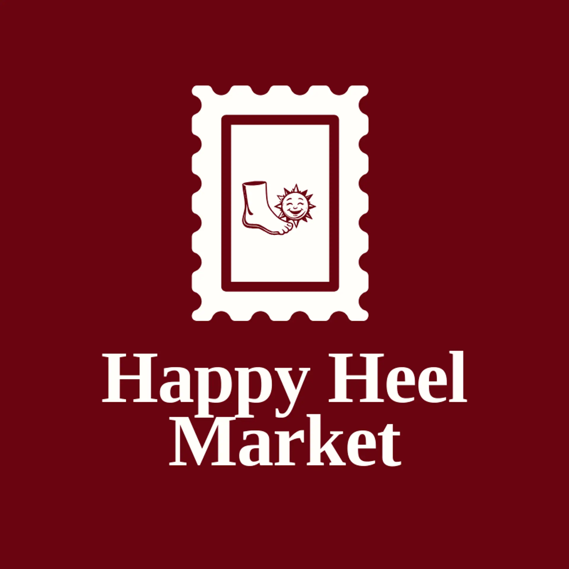 Happy Heel Market logo for foot