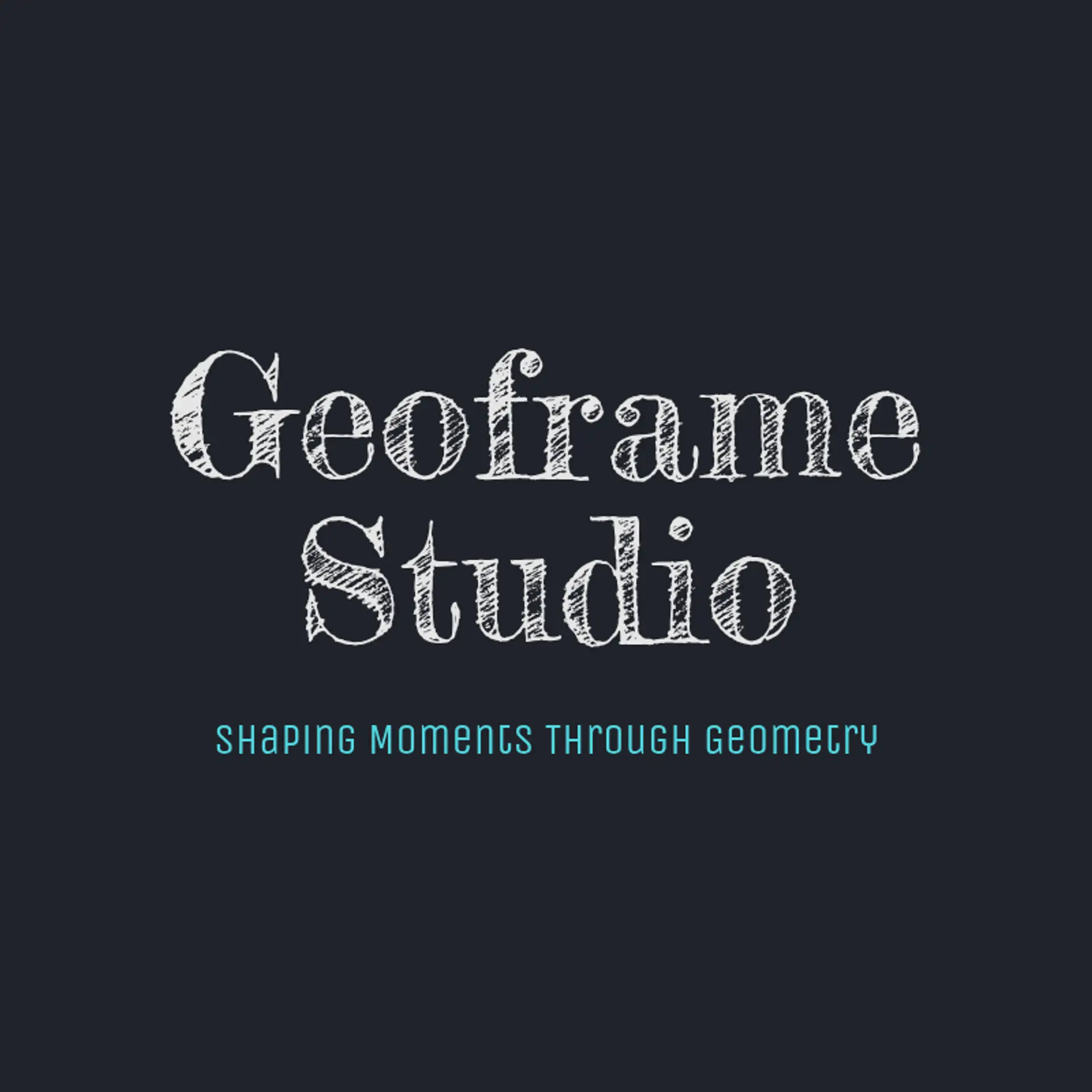 GeoFrame Studio logo for geometric photography