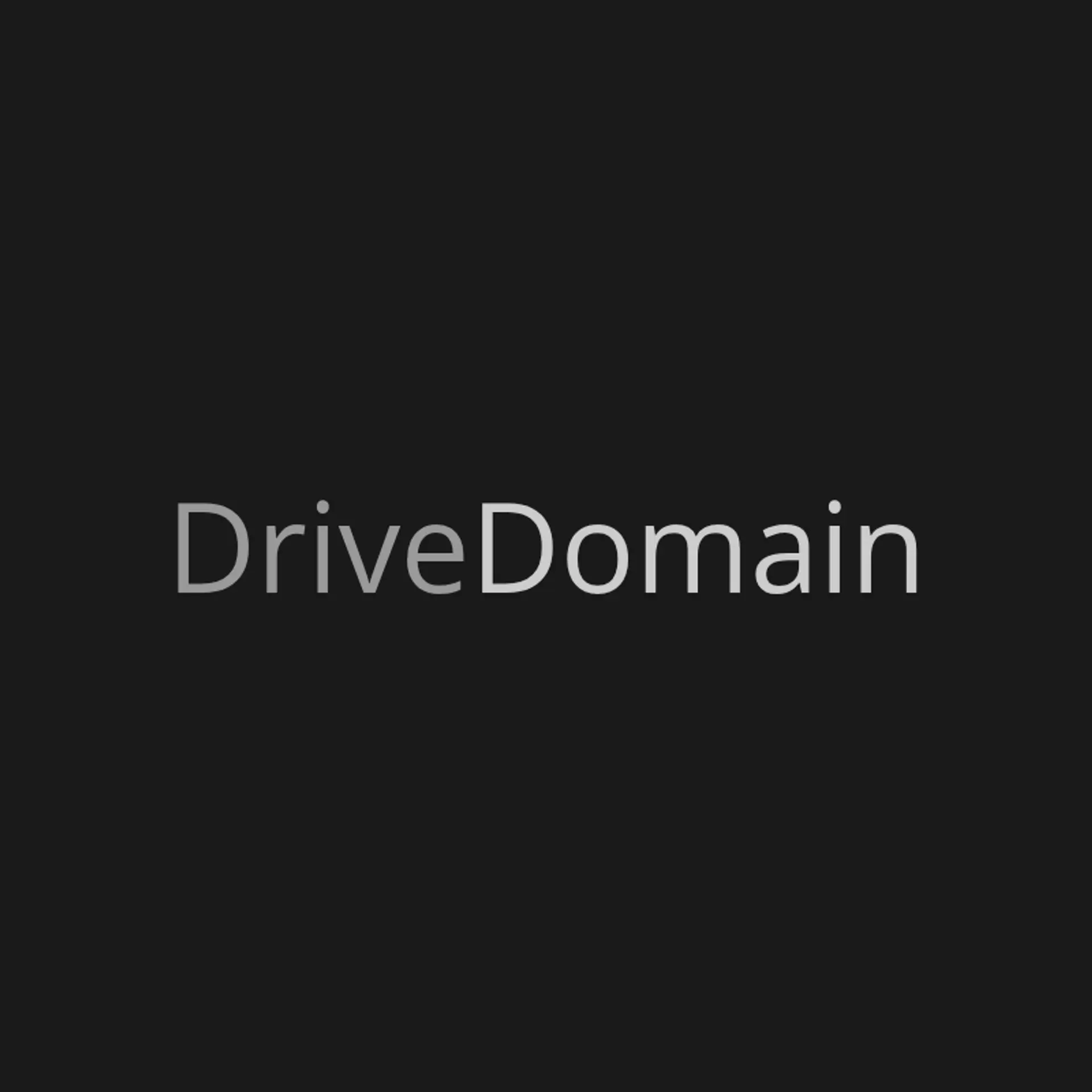 Drive Domain logo for automotive truck