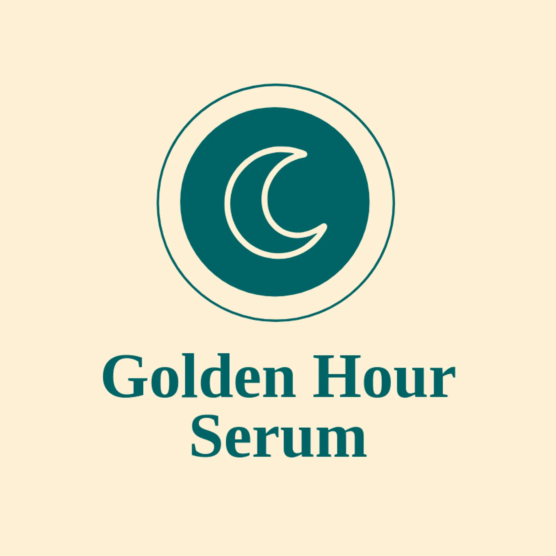 Golden Hour Serum logo for skincare
