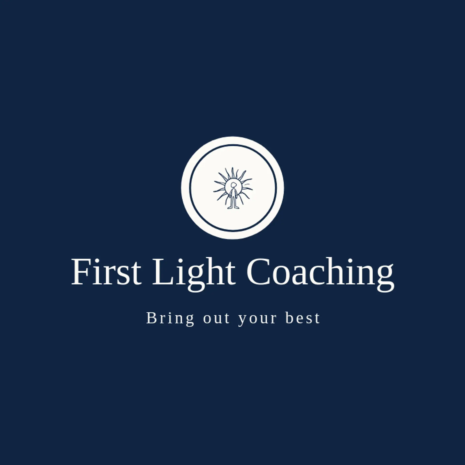 First Light Coaching logo for leader