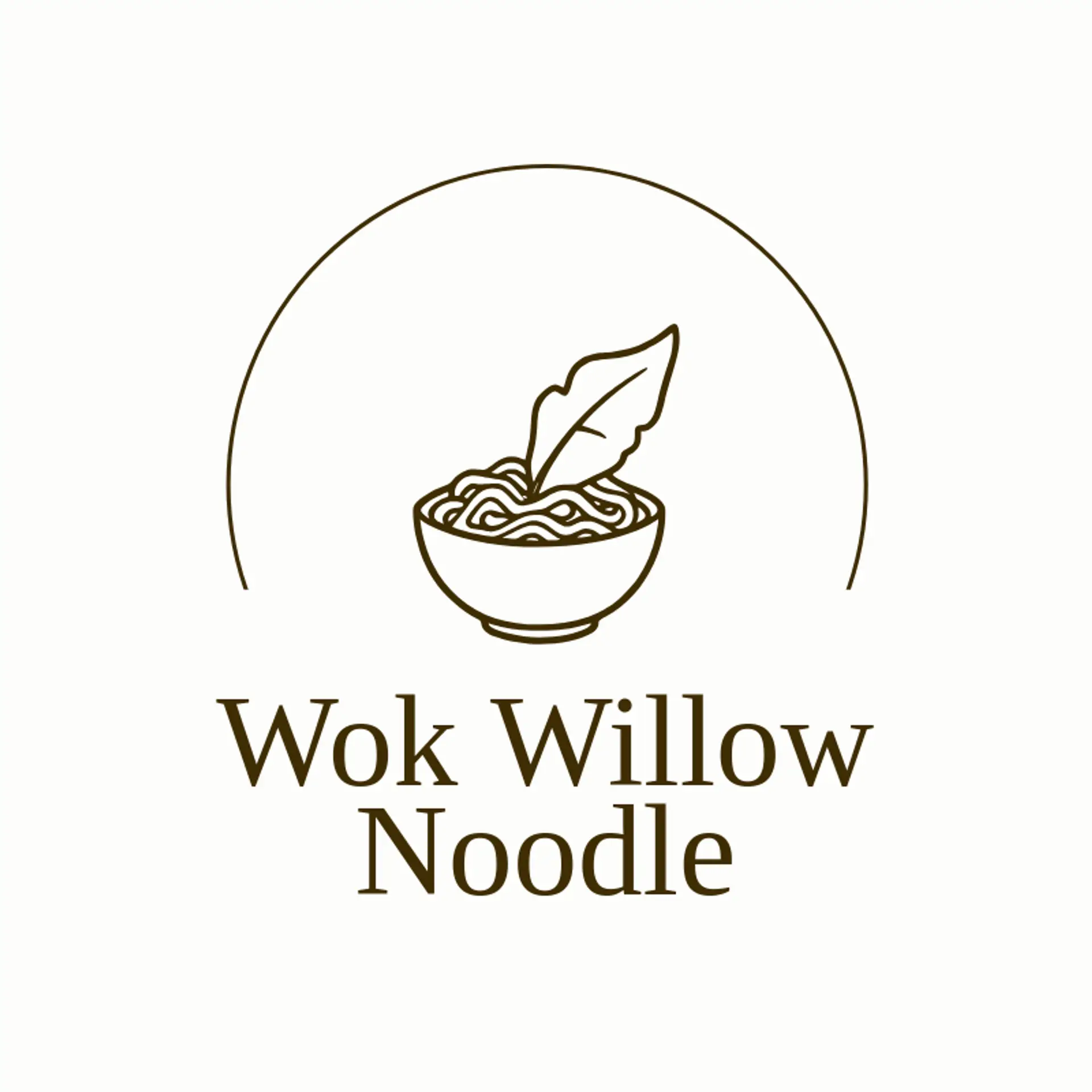 Wok Willow Noodle logo for noodle
