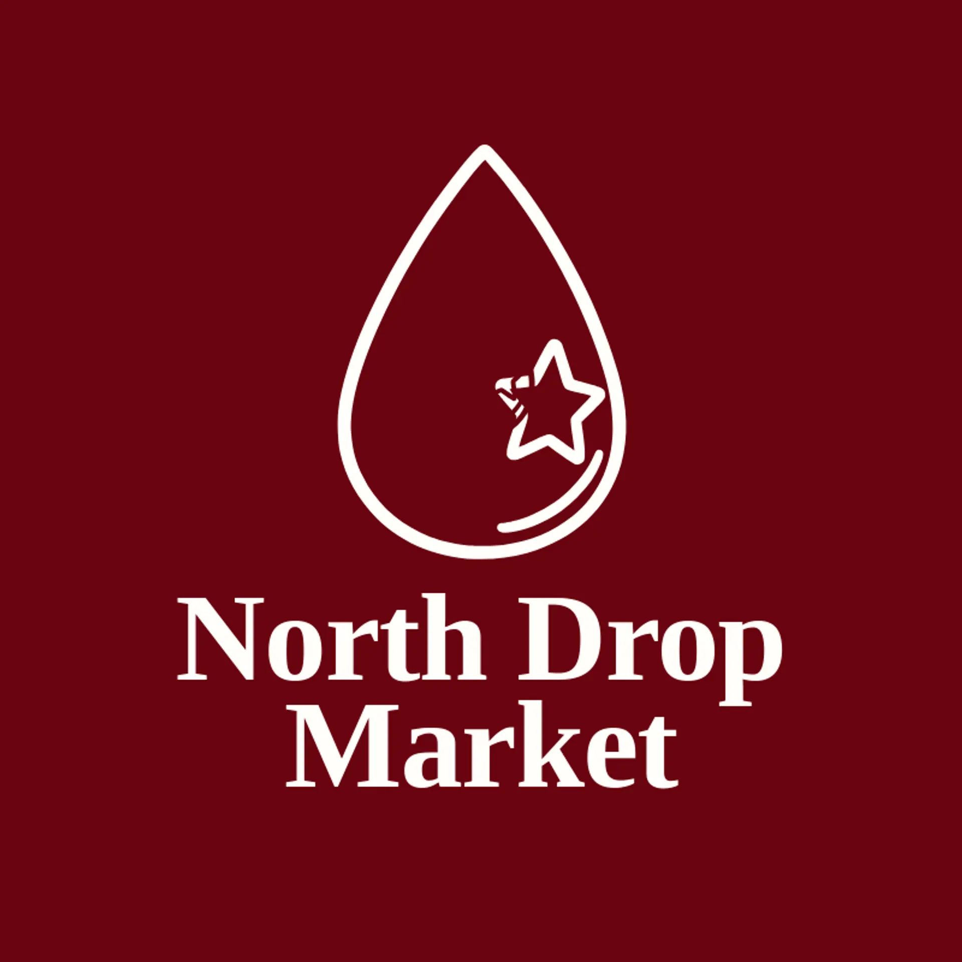 North Drop Market logo for rain