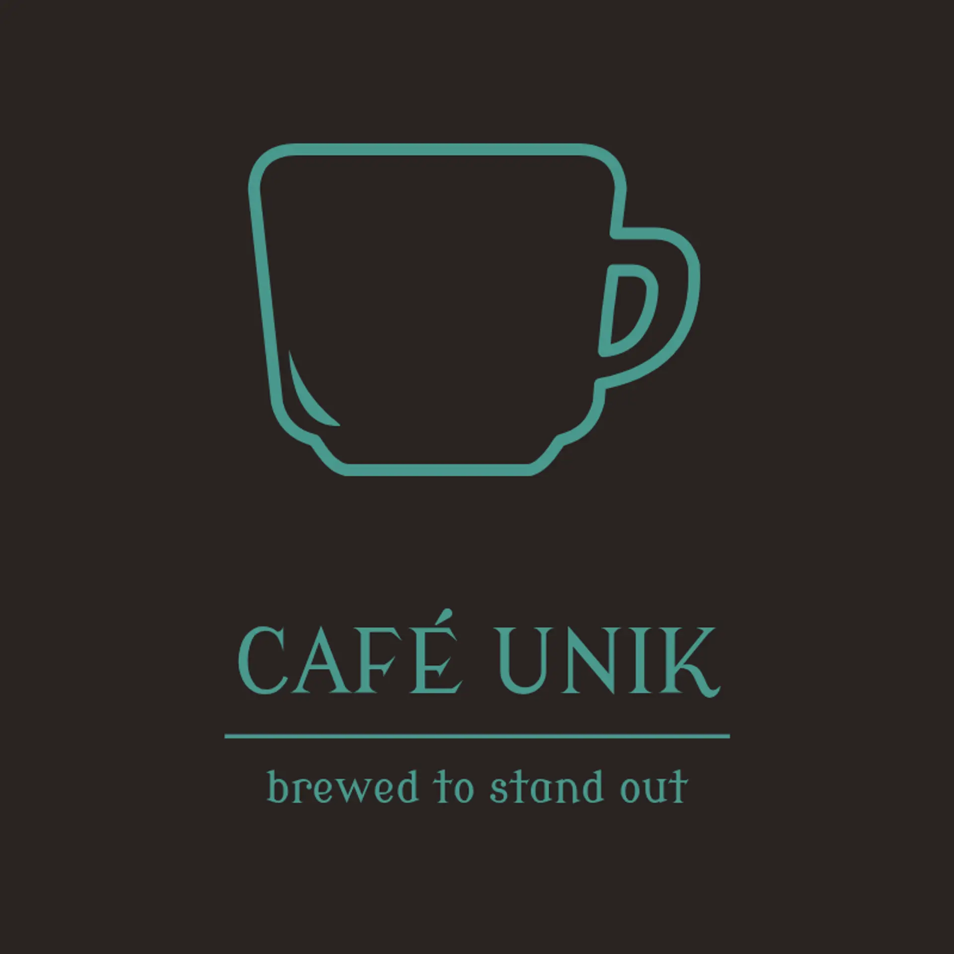 Café Kaleidoscope logo for unique cafe