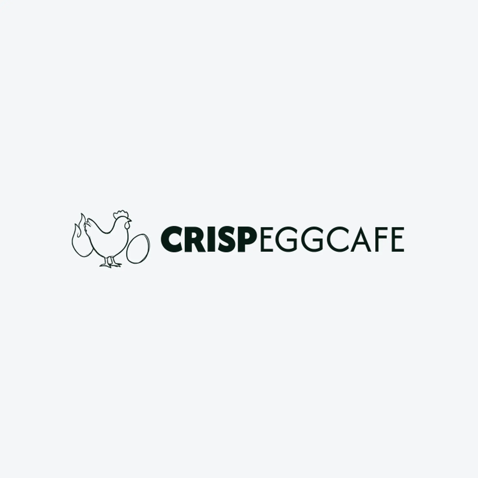 Crisp Egg Cafe logo for chicken