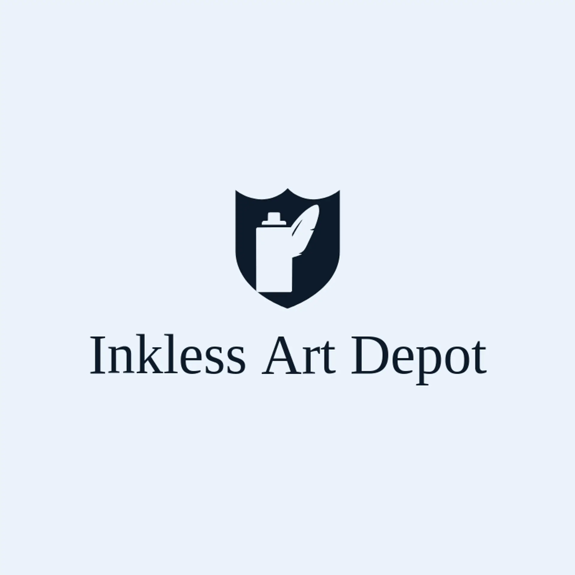 Inkless Art Depot logo for spray paint