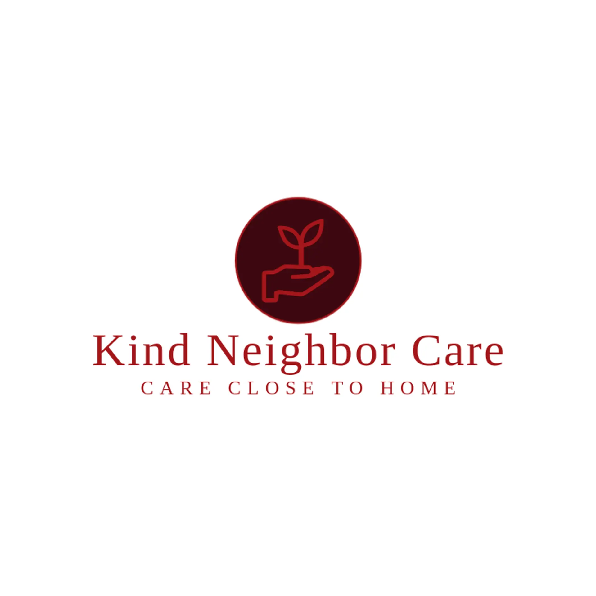 Kind Neighbor Care logo for helping hand