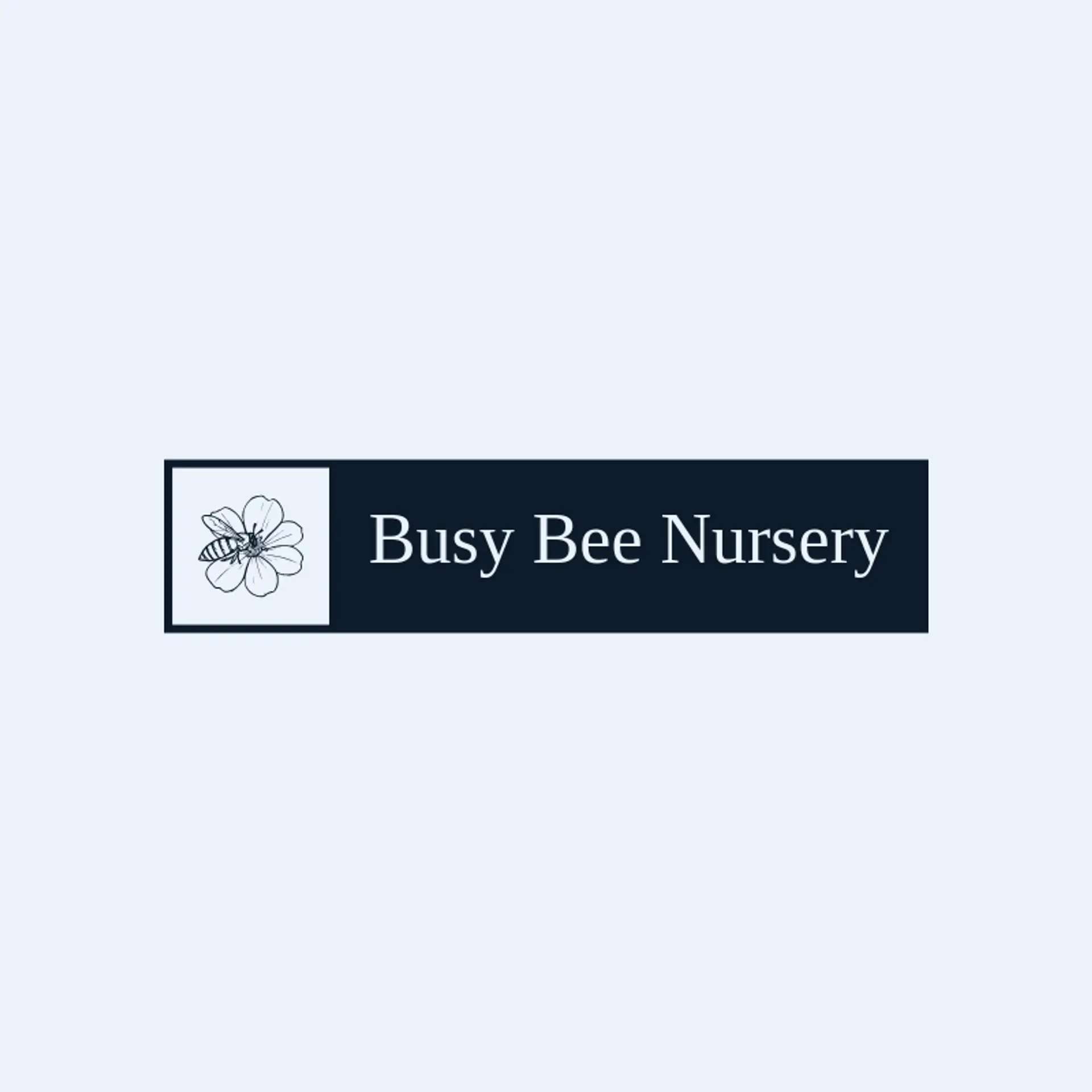 Busy Bee Nursery logo for childcare