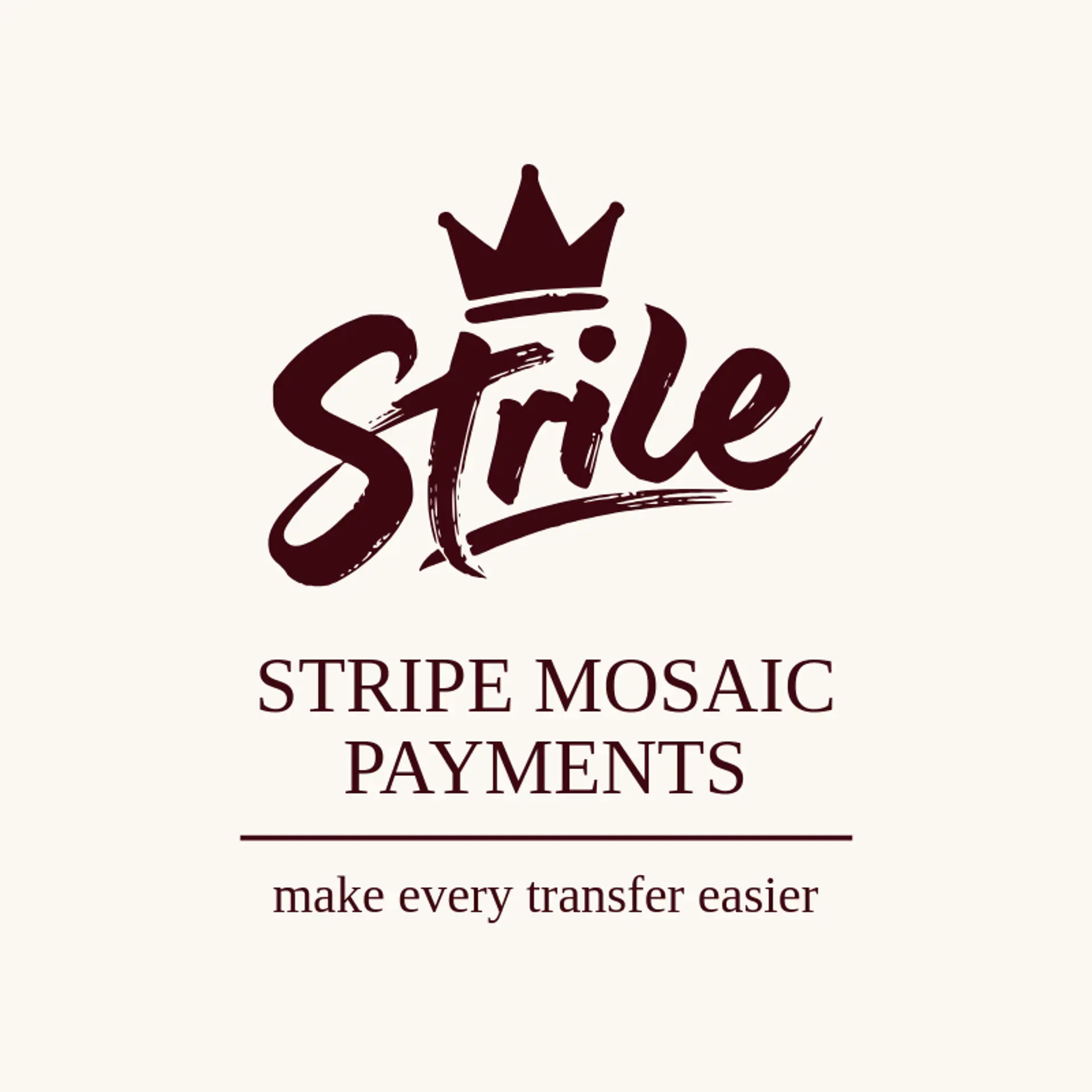 Stripe Mosaic Payments logo for stripe