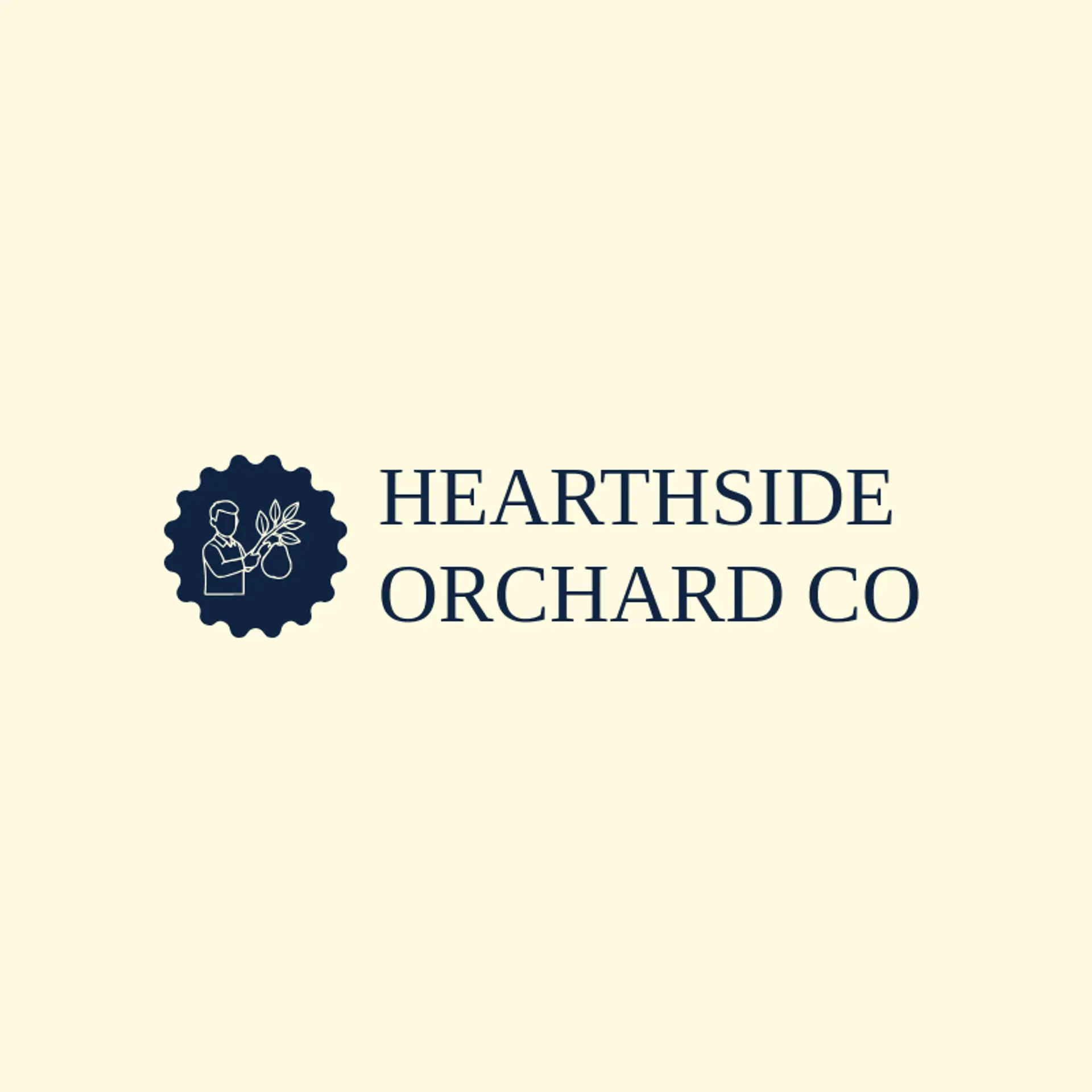 Hearthside Orchard Co logo for farming