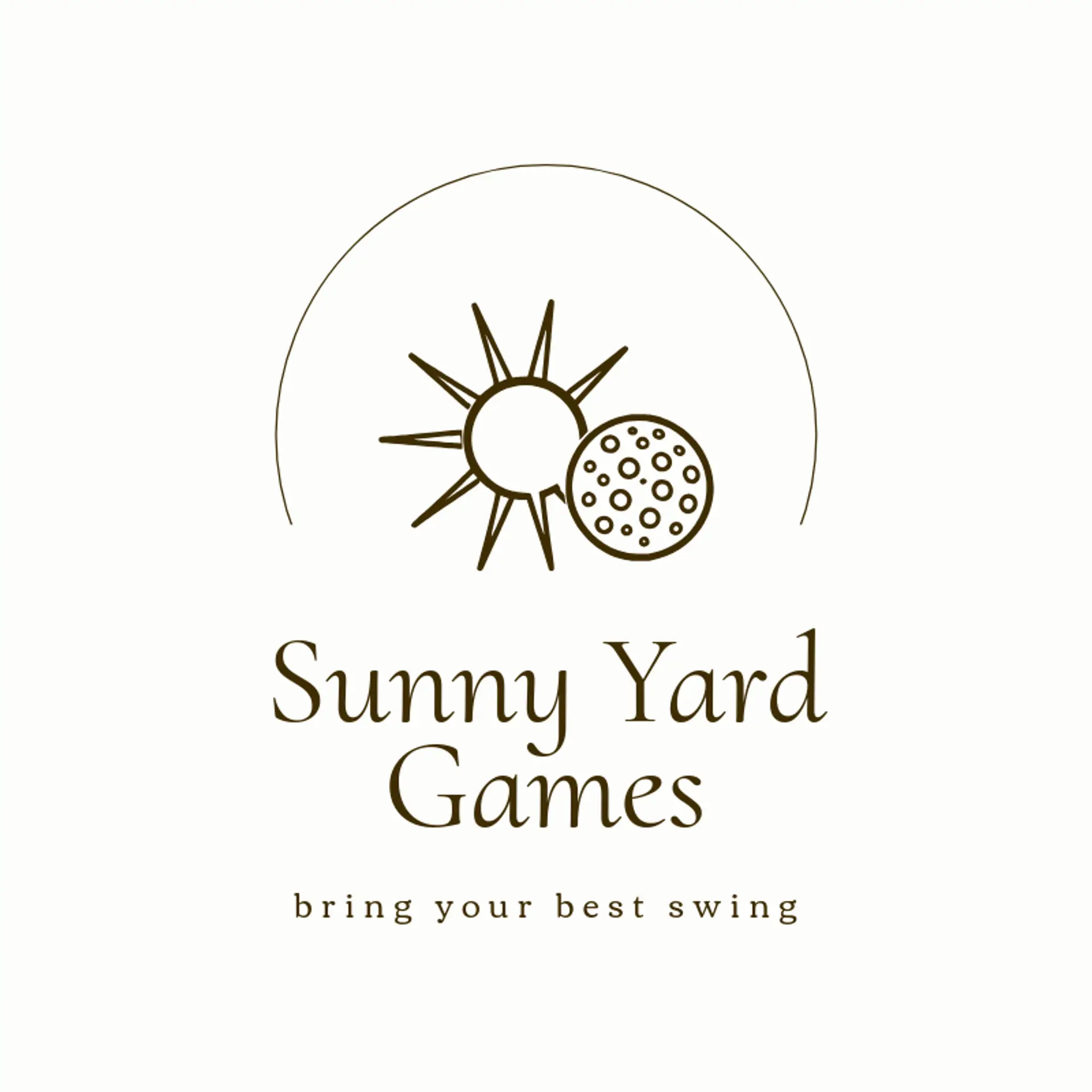 Sunny Yard Games logo for wiffleball