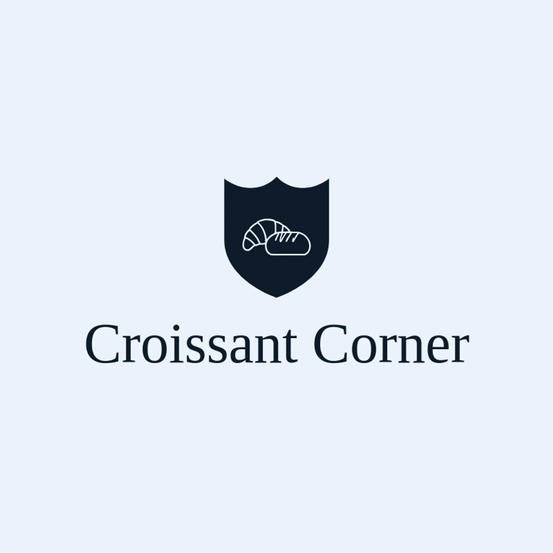 Croissant Corner logo for bread