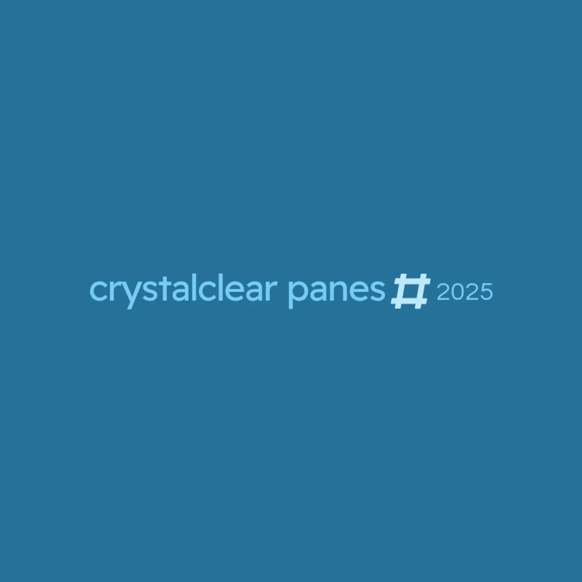CrystalClear Panes logo for window cleaning