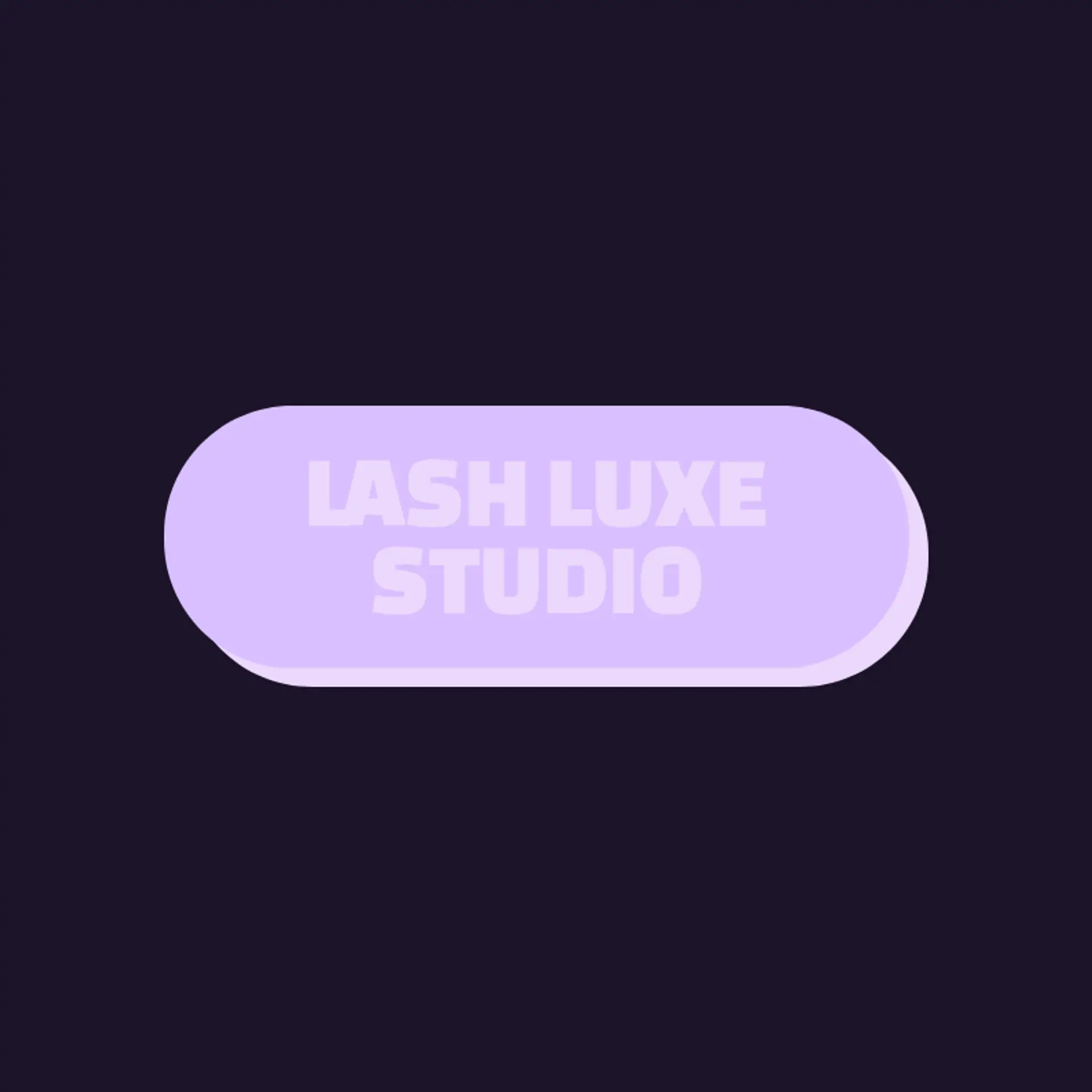 Luxe Lash Studio logo for lash tech