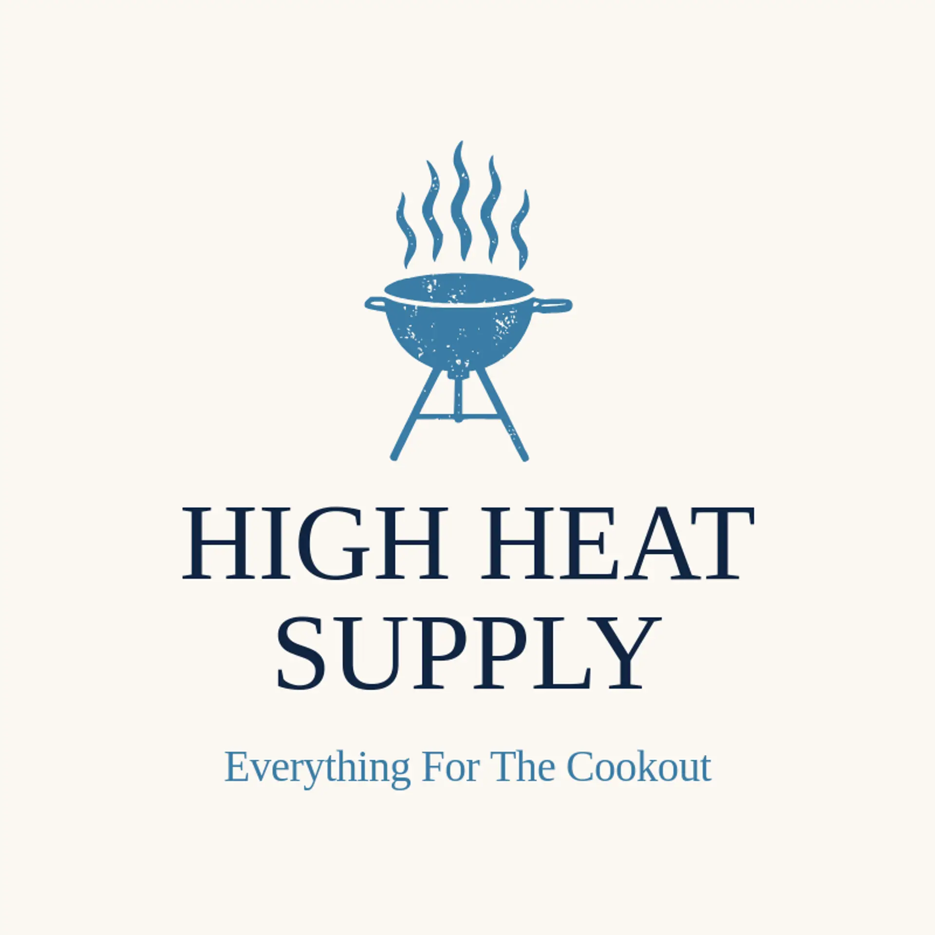 High Heat Supply logo for grill