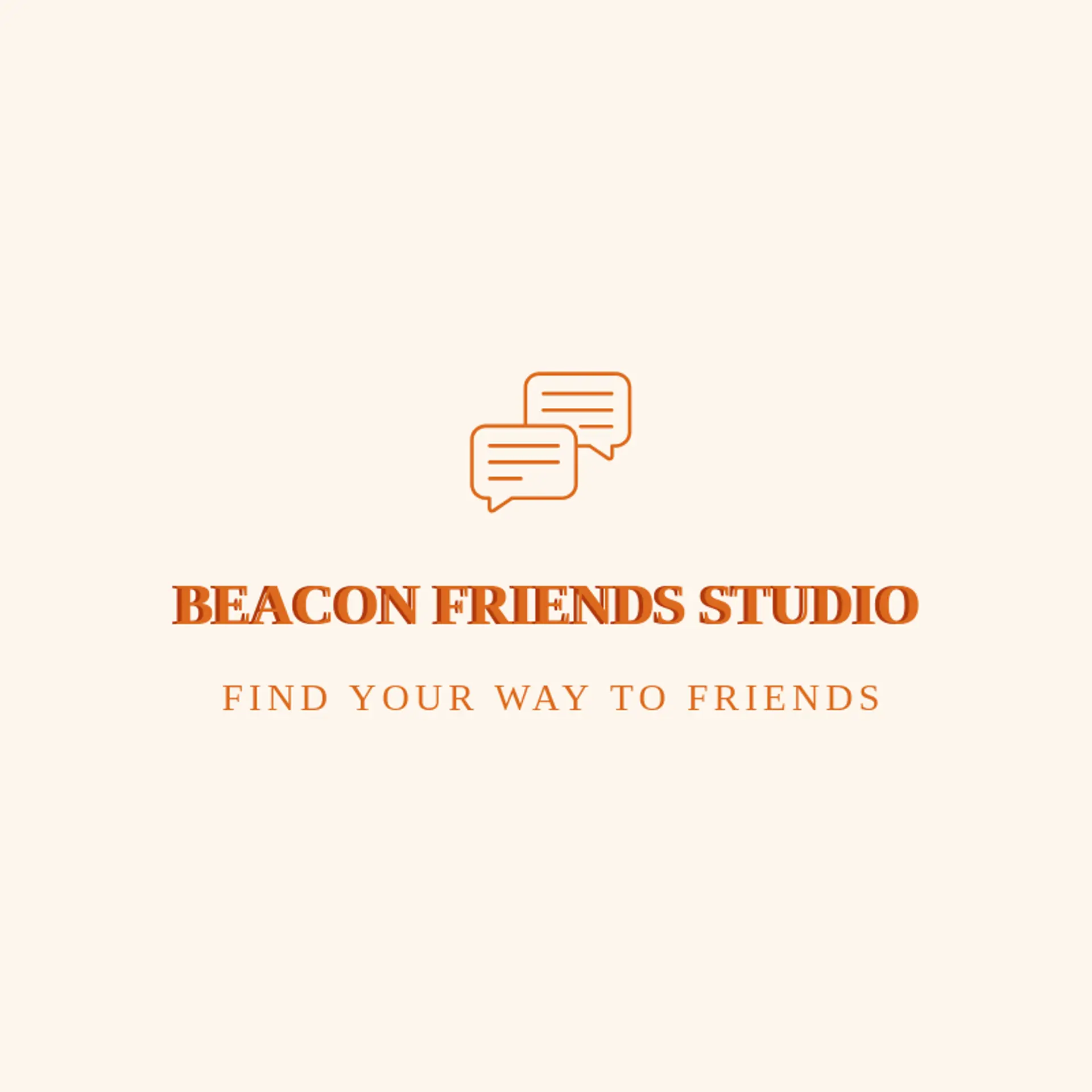 Beacon Friends Studio logo for messenger
