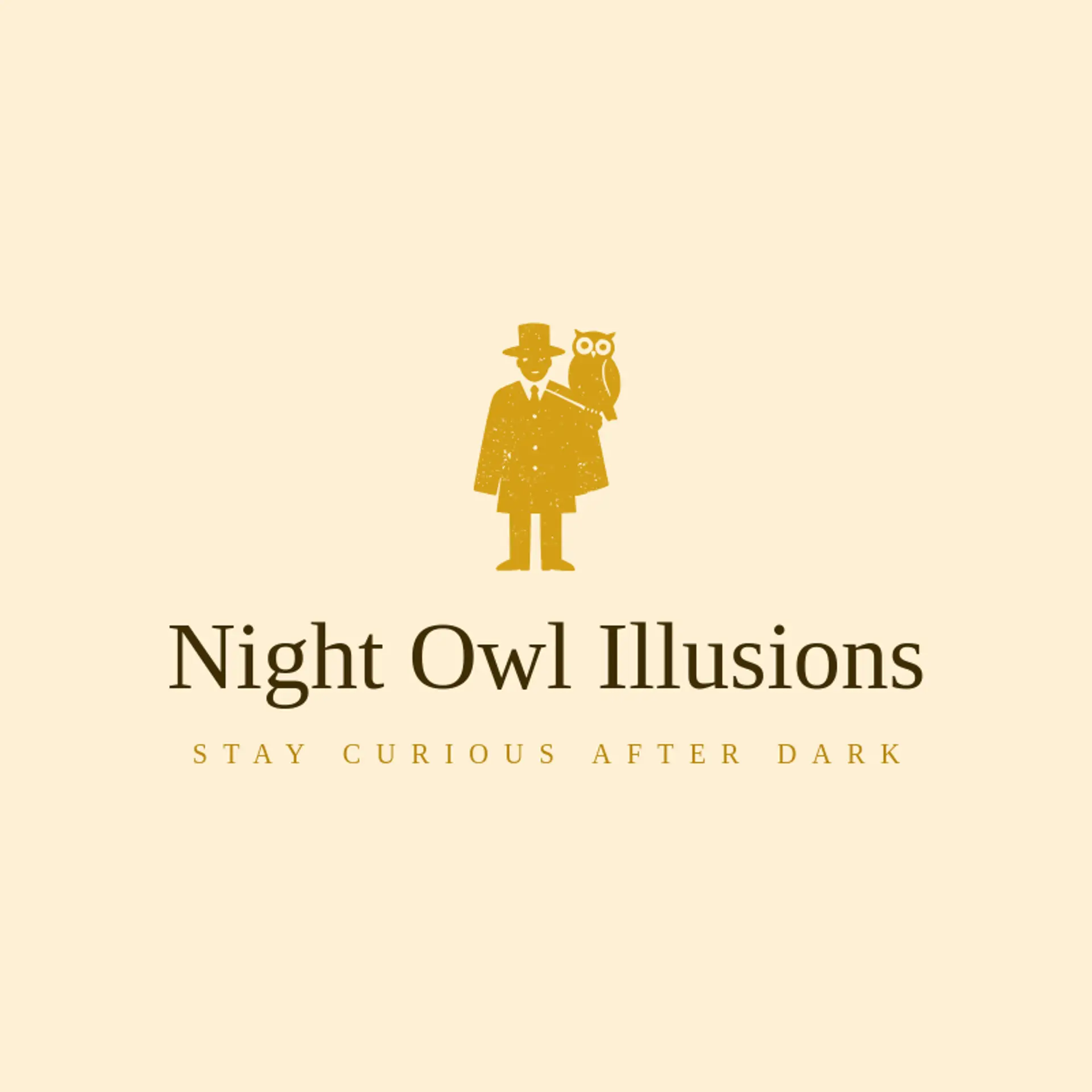 Night Owl Illusions logo for magician