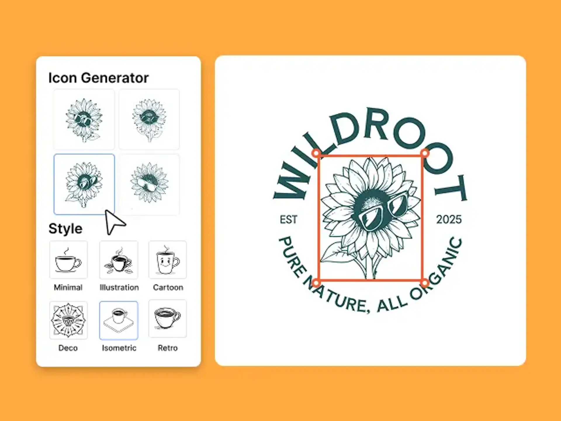 Select an icon style