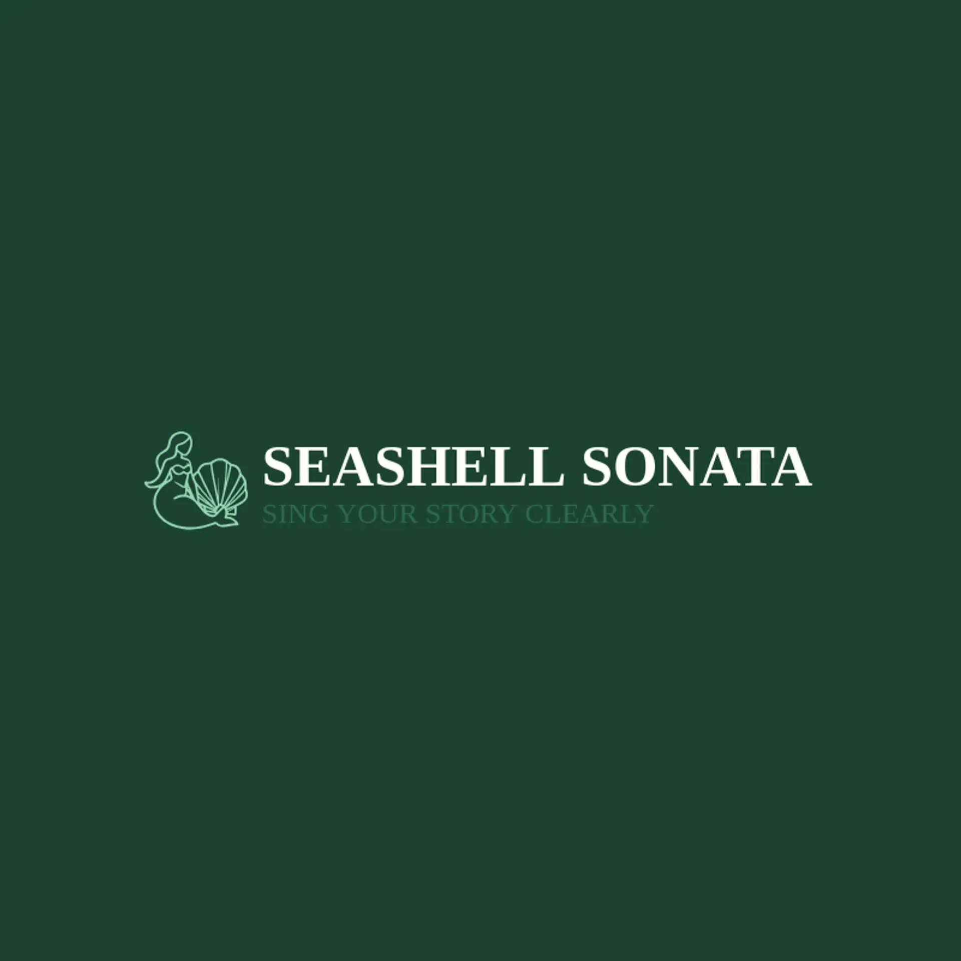 Seashell Sonata logo for mermaid