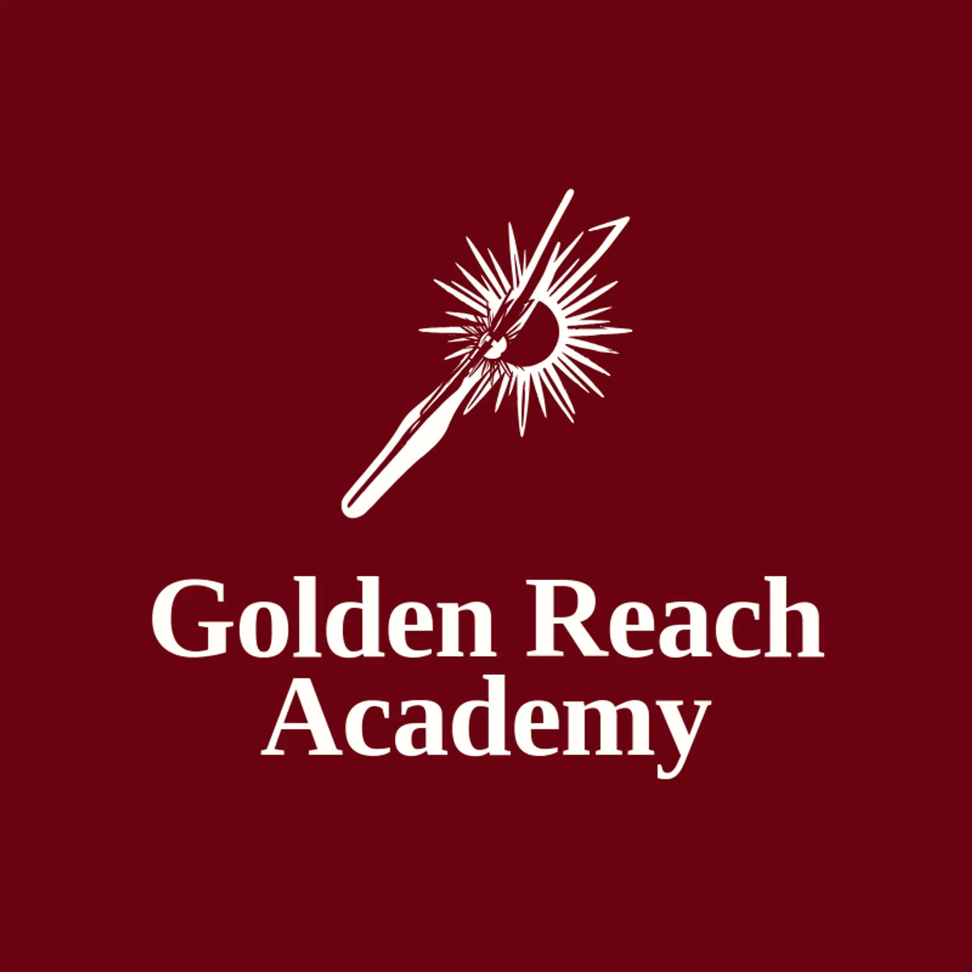 Golden Reach Academy logo for spear
