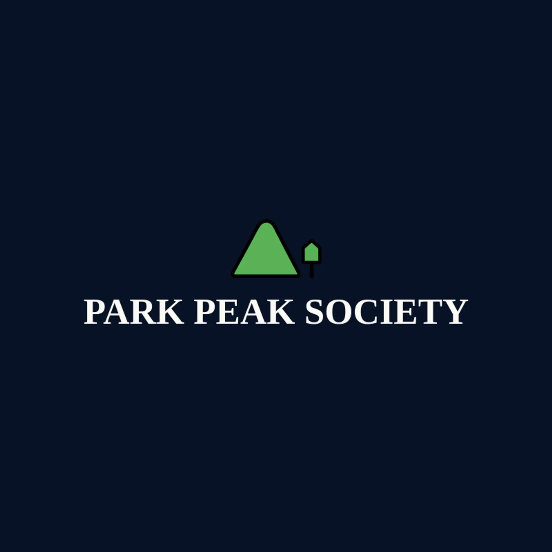 Park Peak Society logo for park
