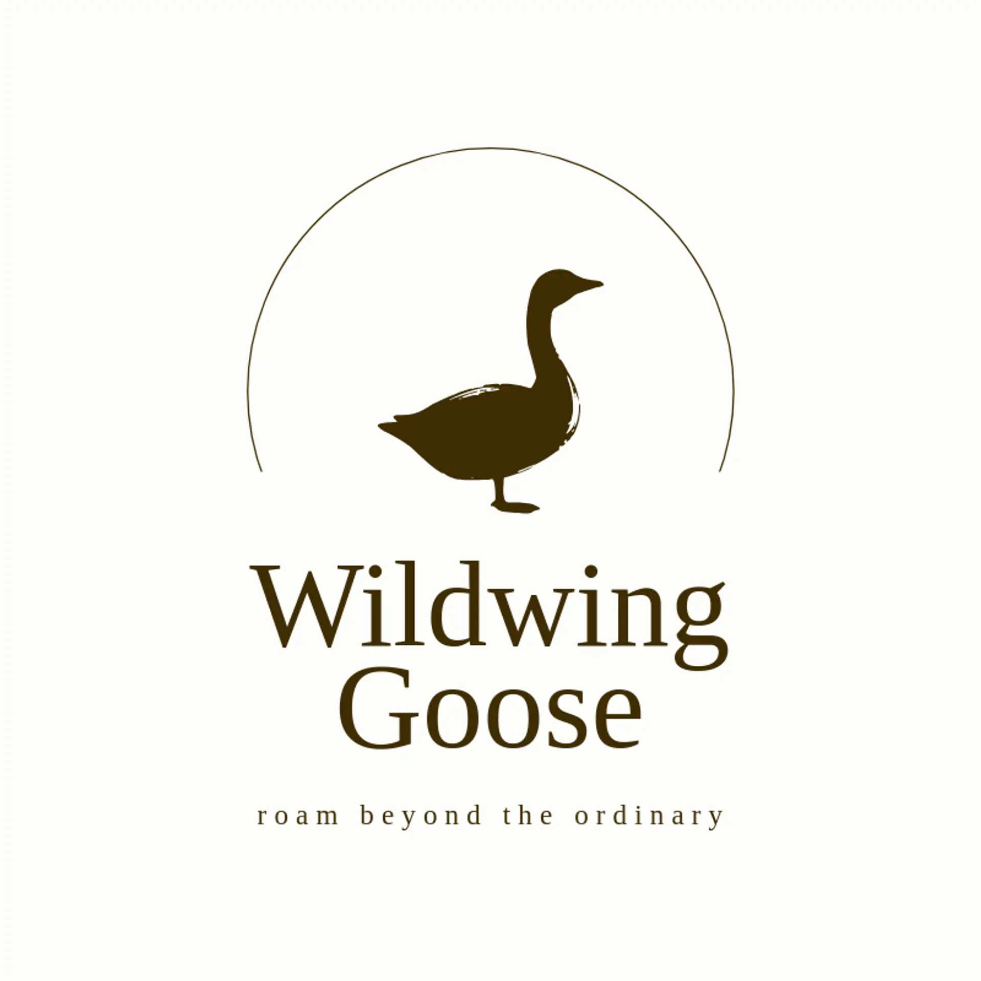 Wildwing Goose logo for goose