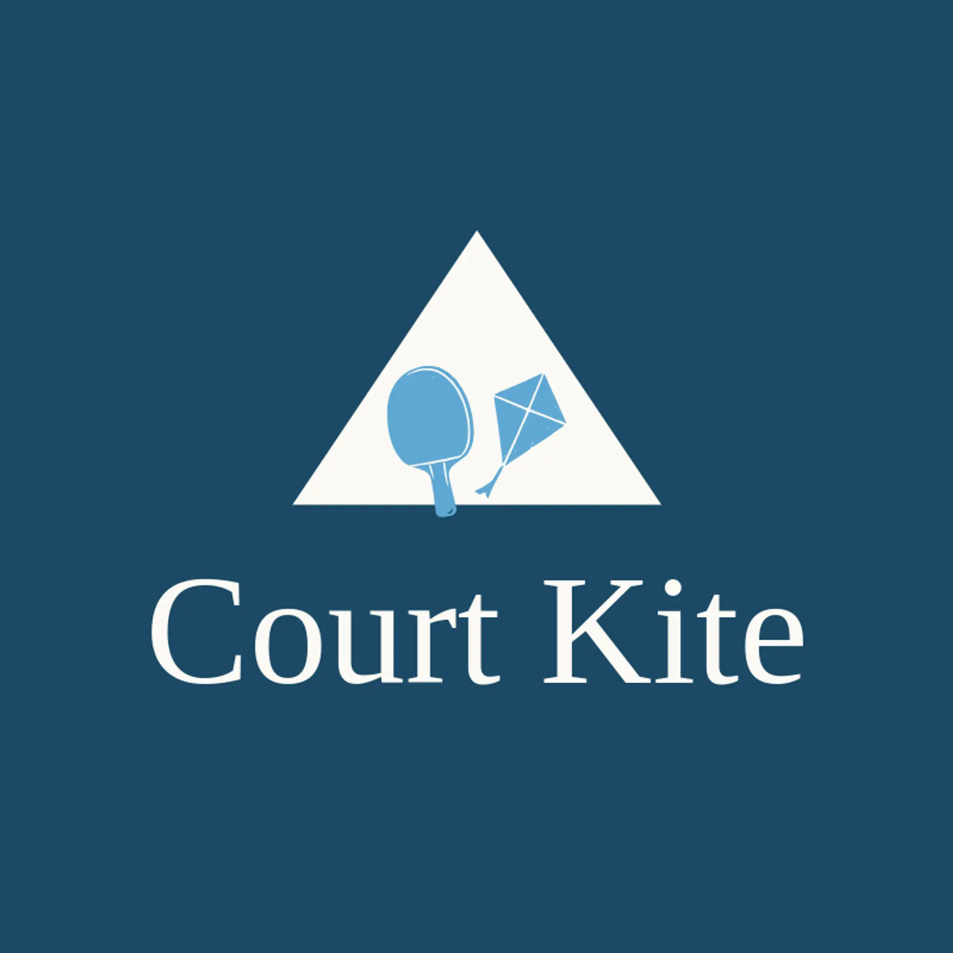 Court Kite logo for ping pong