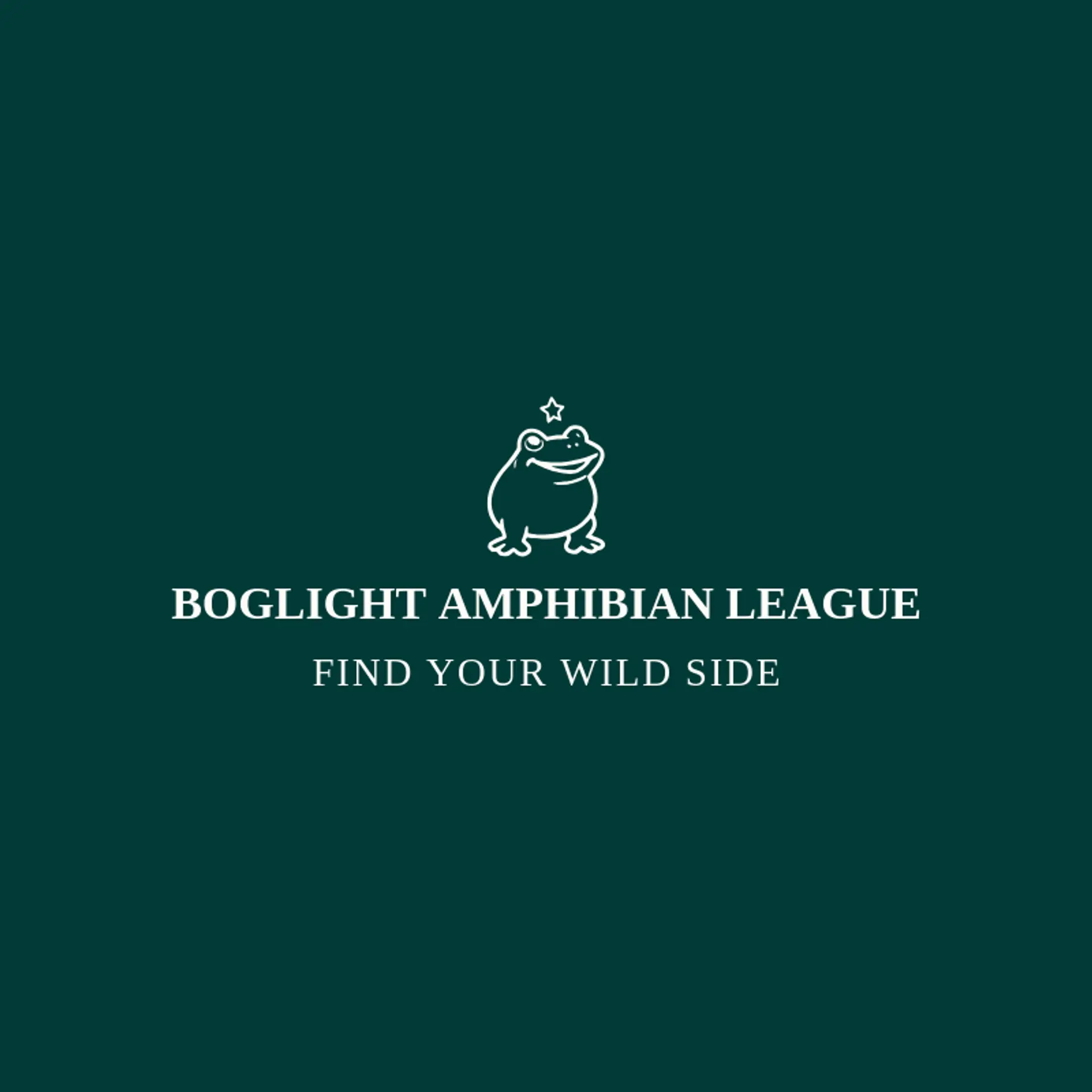 Boglight Amphibian League logo for toad