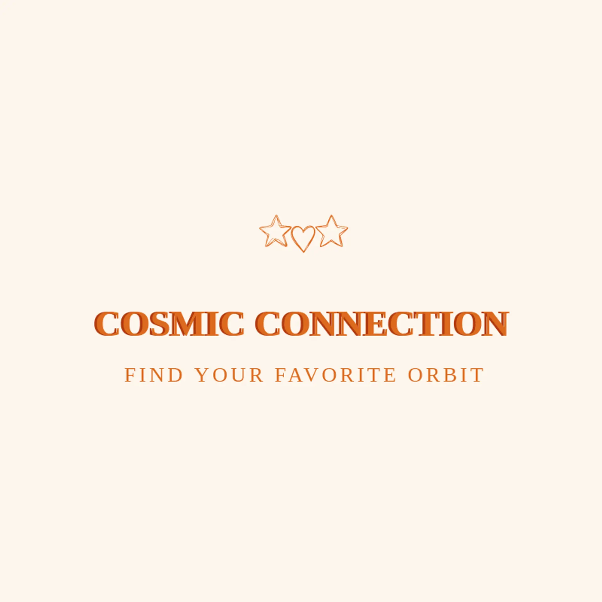 Cosmic Connection logo for dating app