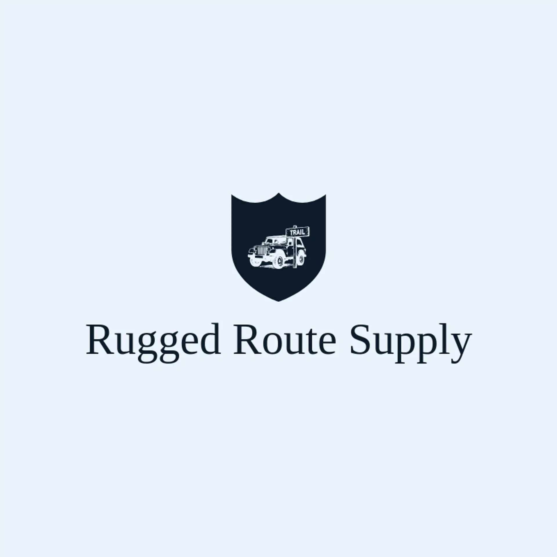 Rugged Route Supply logo for jeep