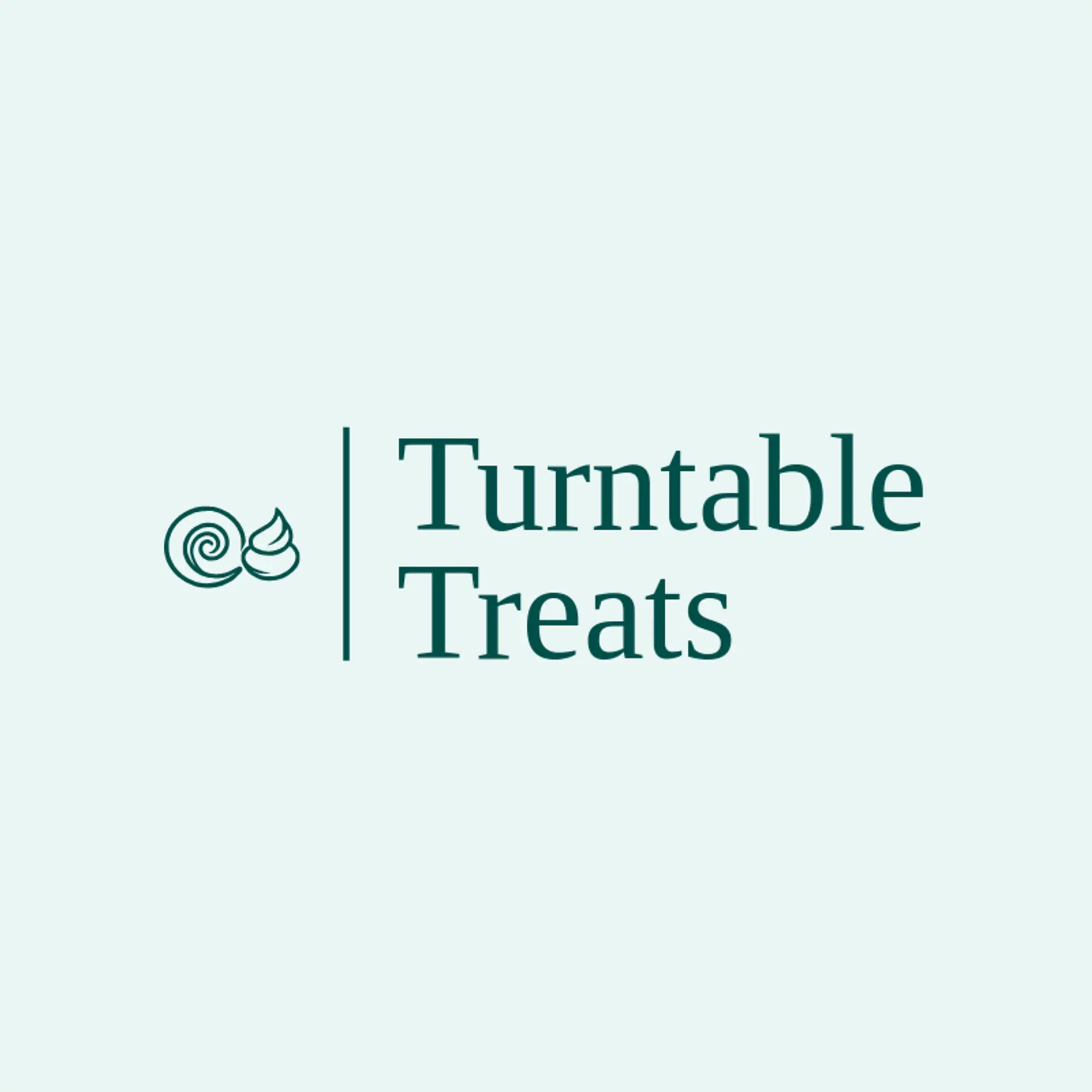 Turntable Treats logo for swirl