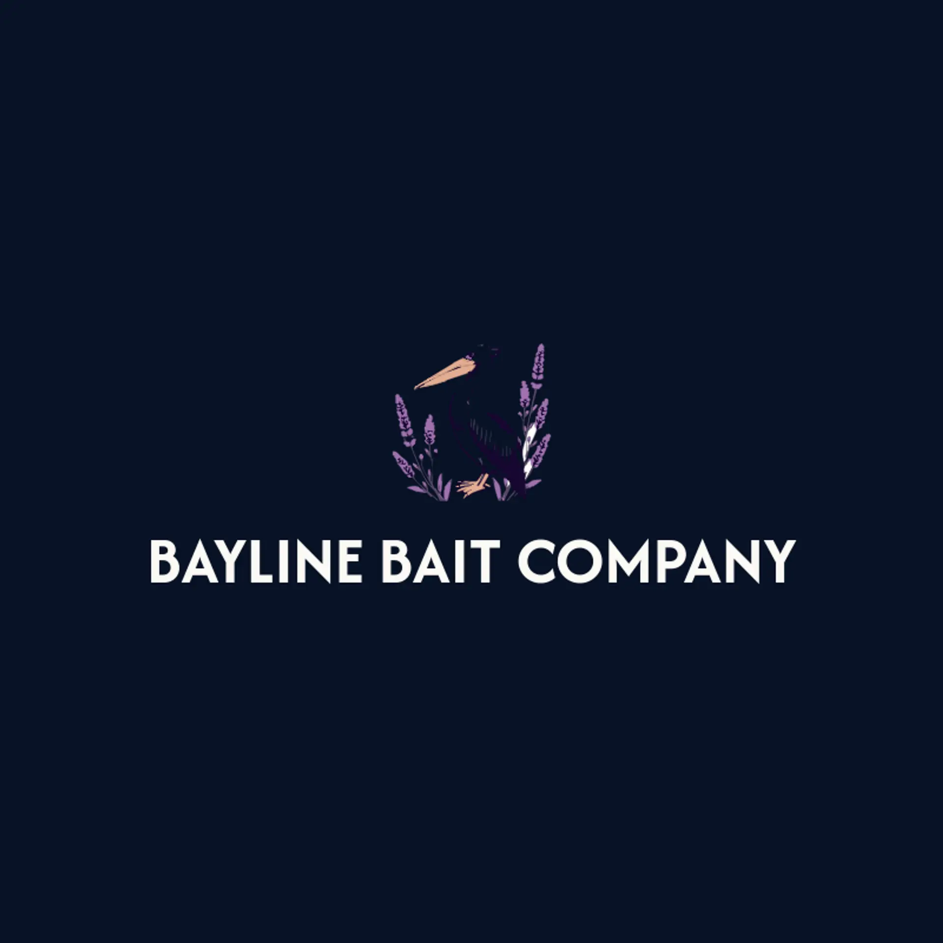 Bayline Bait Company logo for pelican