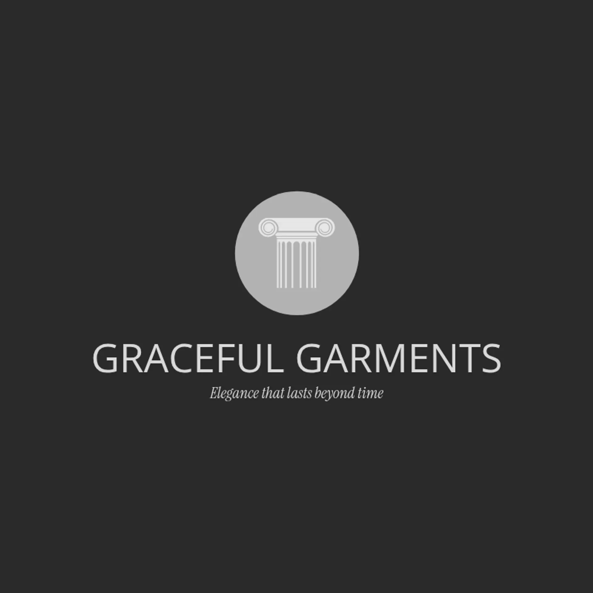 Graceful Garments logo for classic fashion