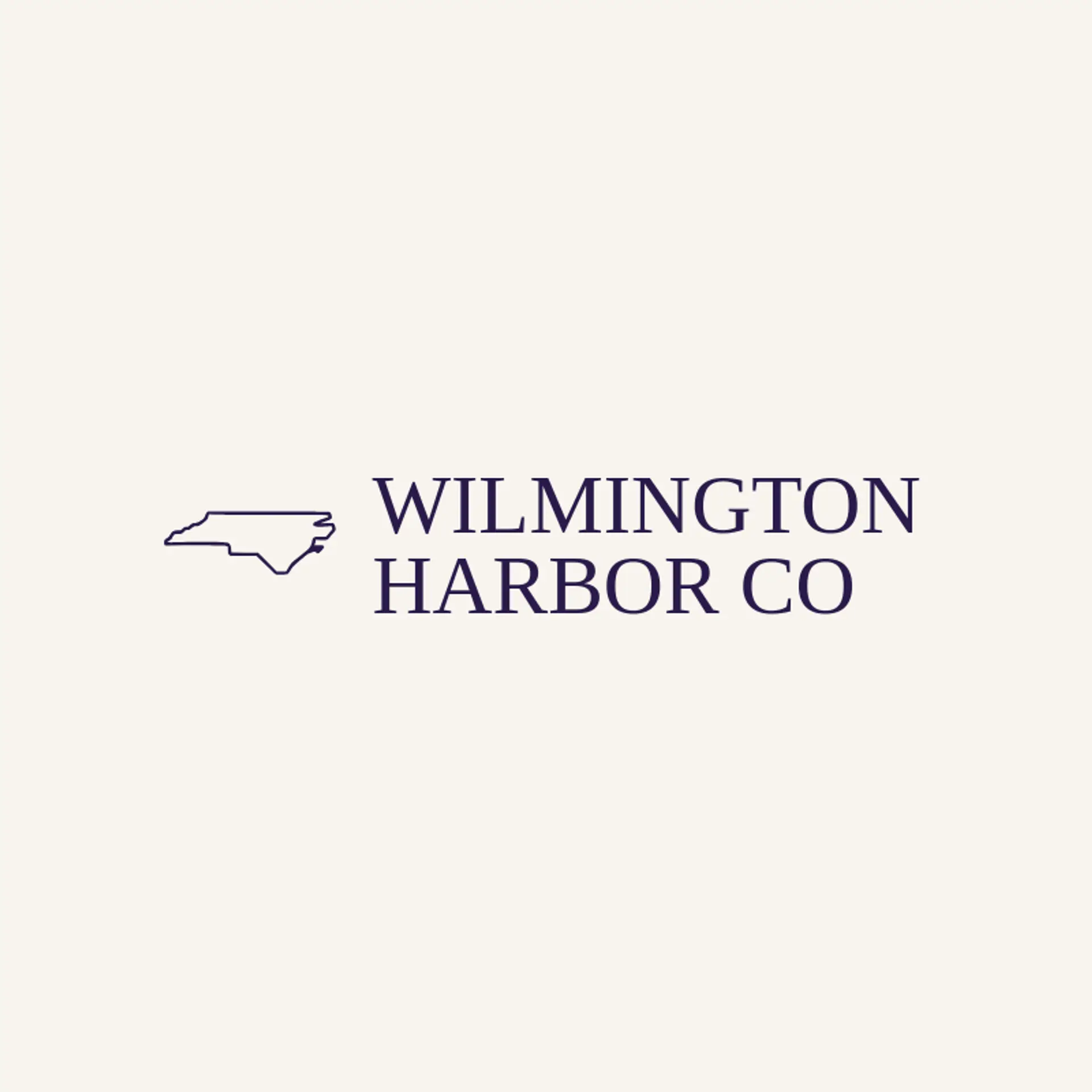 Wilmington Harbor Co logo for north carolina