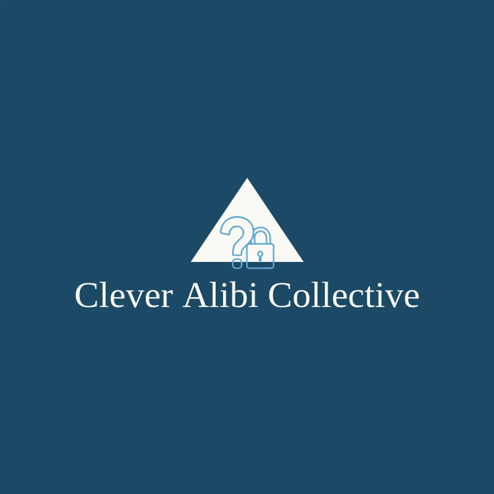 Clever Alibi Collective logo for mystery