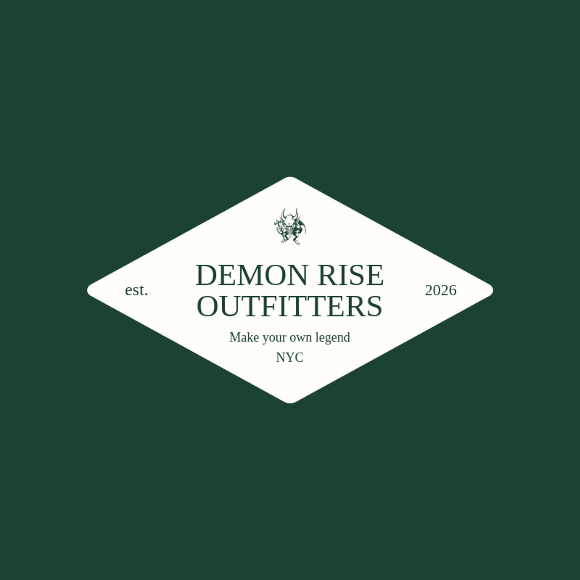 Demon Rise Outfitters logo for demon