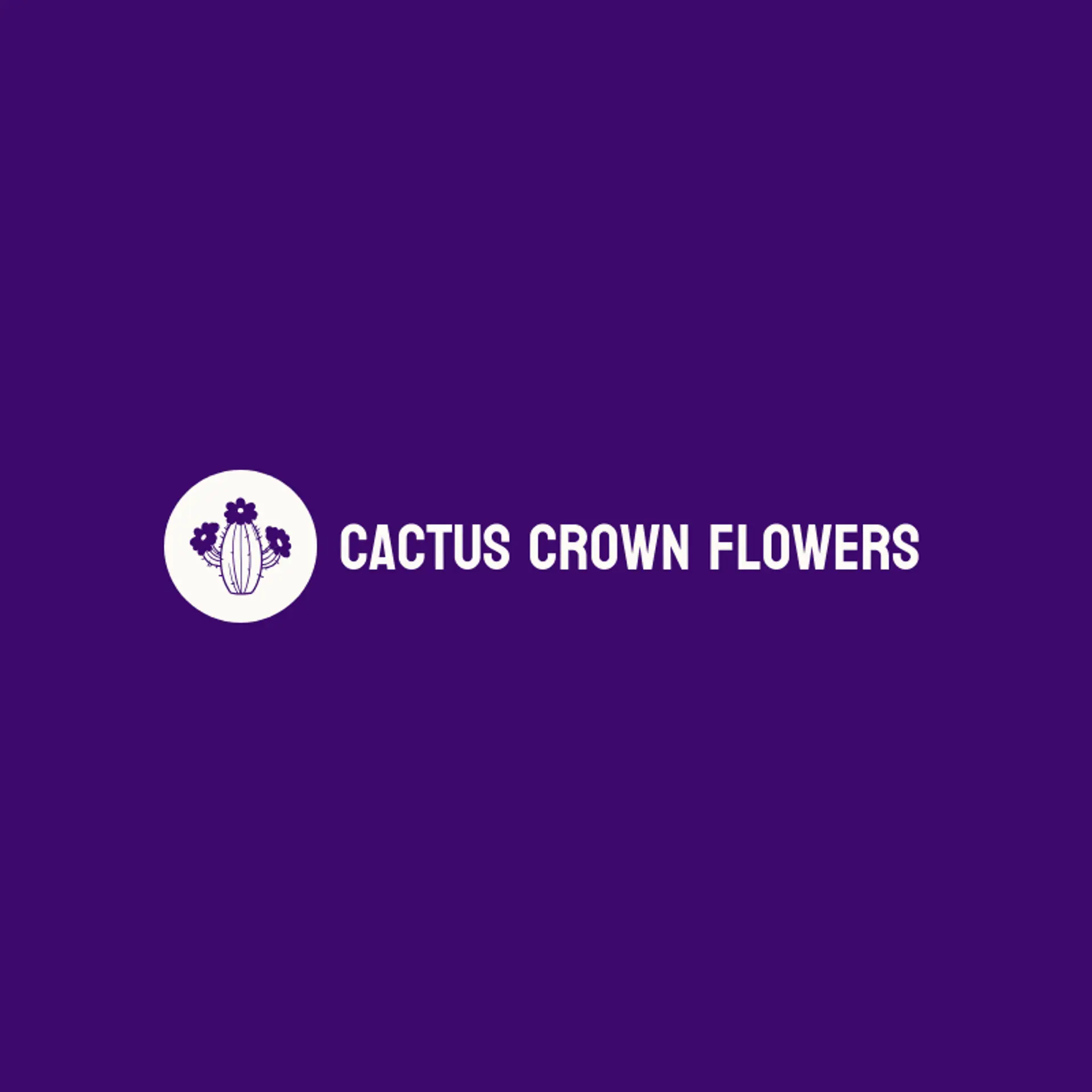 Cactus Crown Flowers logo for cactus