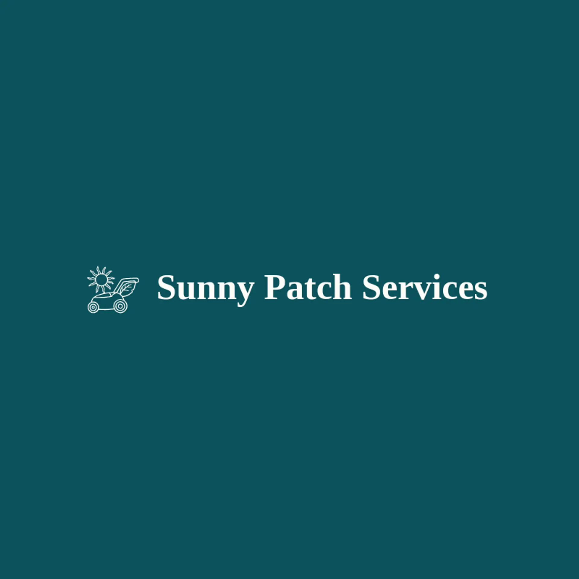 Sunny Patch Services logo for lawncare