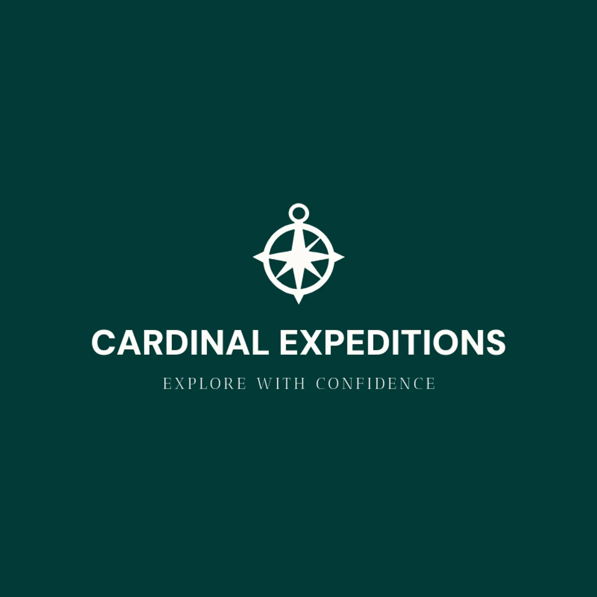 Cardinal Expeditions logo for compass