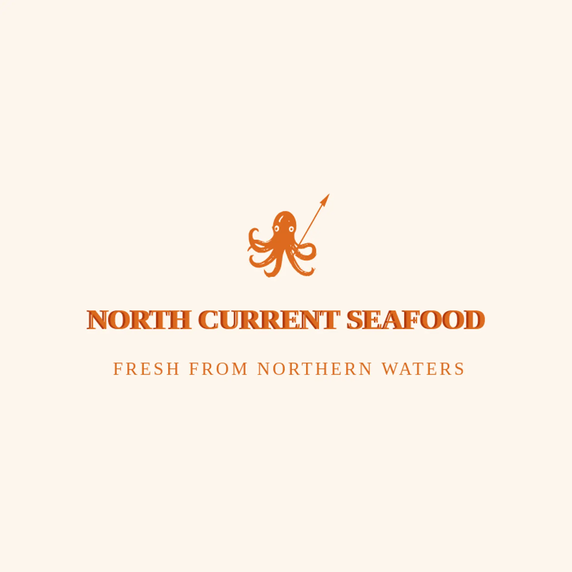 North Current Seafood logo for squid