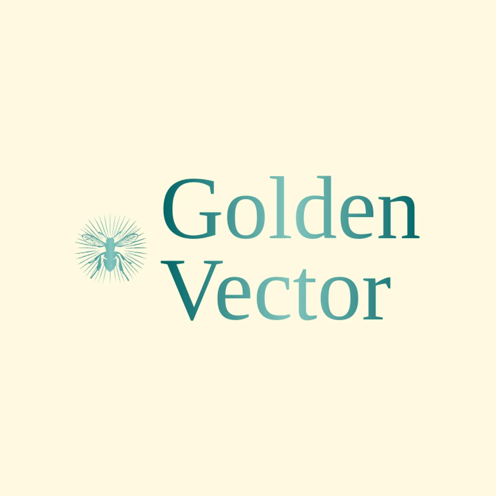 Golden Vector logo for wasp