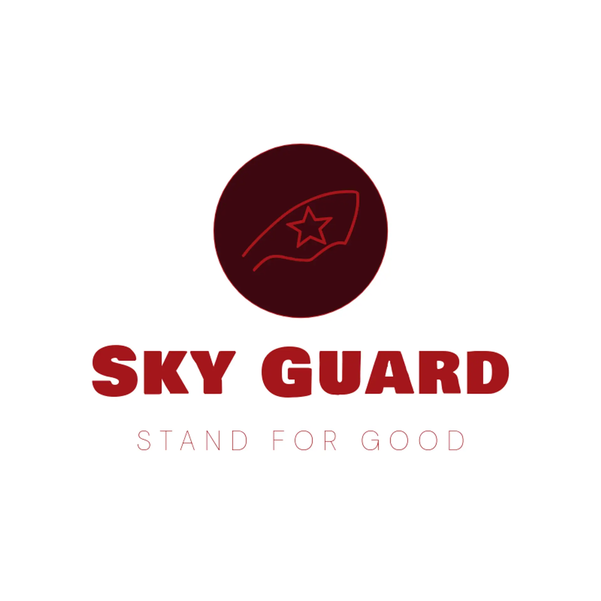 Sky Guard logo for superhero