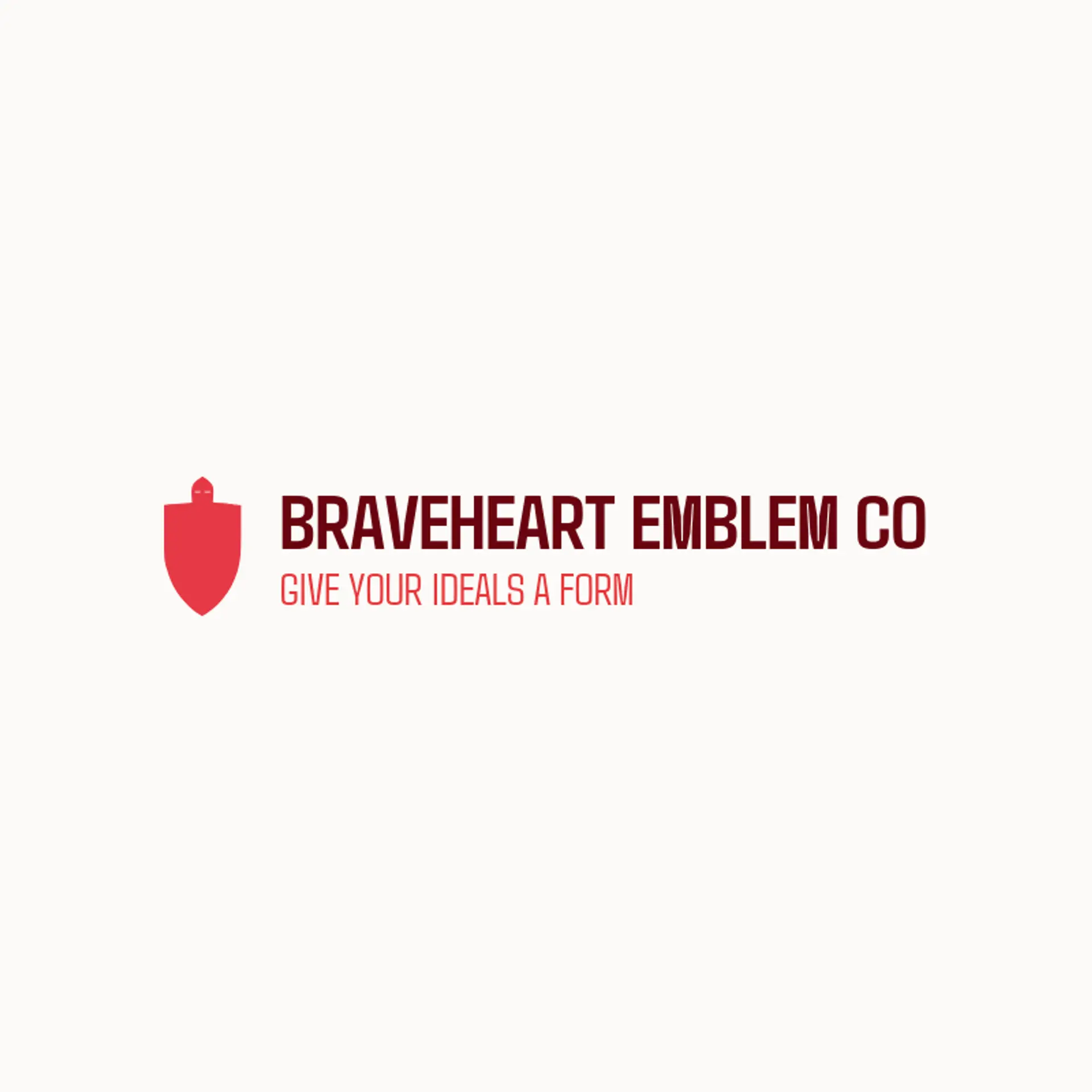 Braveheart Emblem Co logo for crusader
