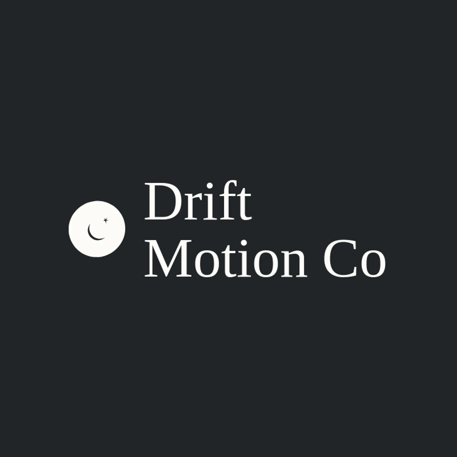 Drift Motion Co logo for motion